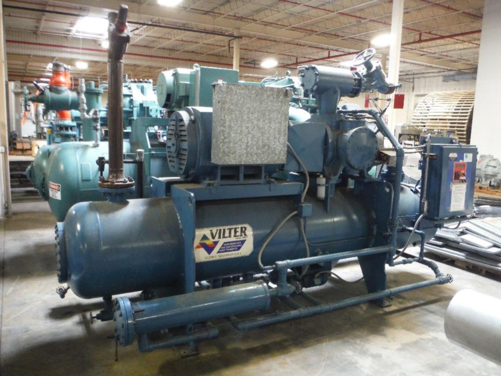 1999 Vilter 500 hp ammonia screw compressor, Model A27602B, SN 3-37938-1, 300 psi @400 F, compressor - Image 3 of 15