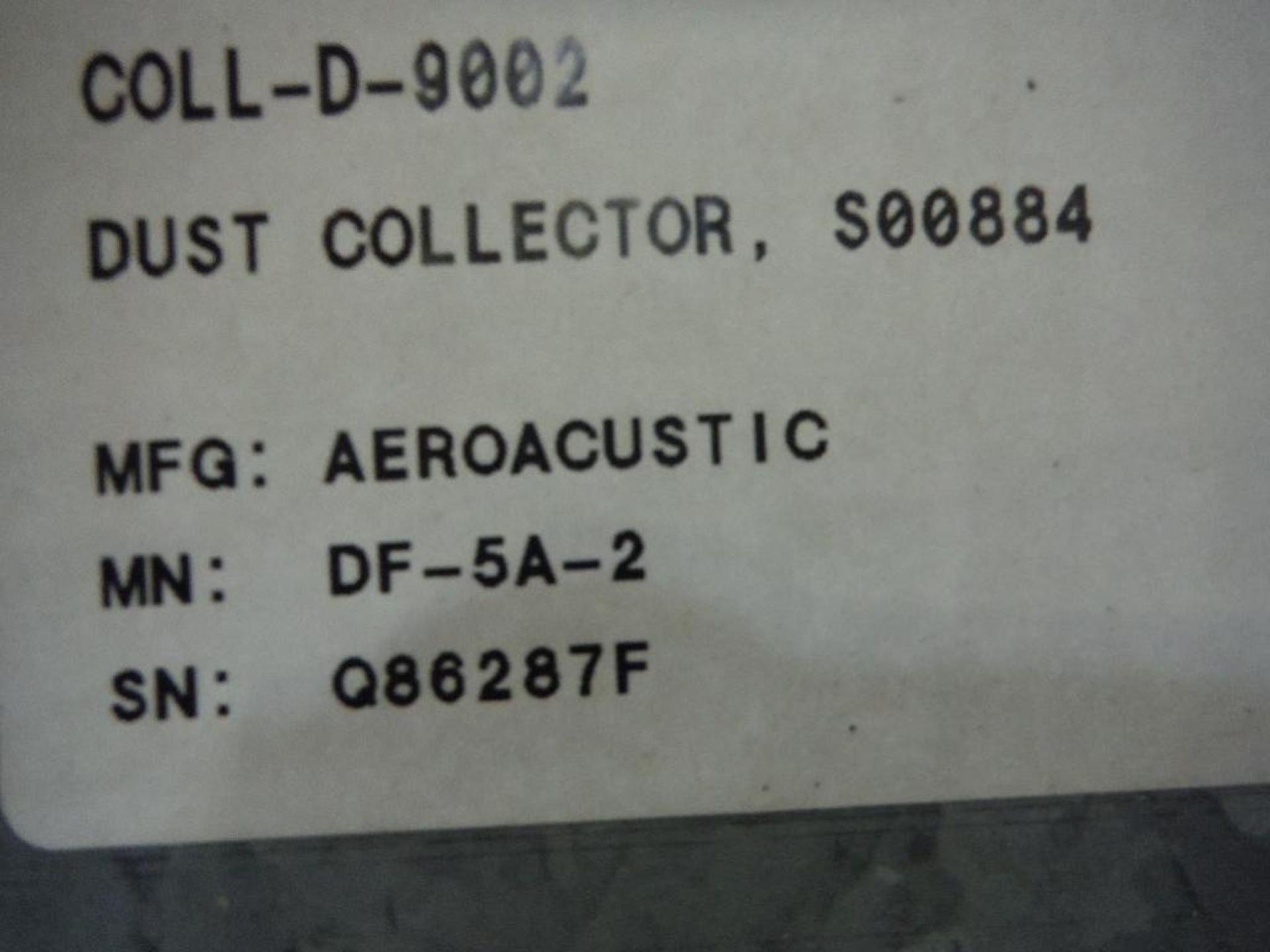 Aeroacoustic dust collector hood with gate valve ** Rigging Fee: $25 ** - Image 5 of 6