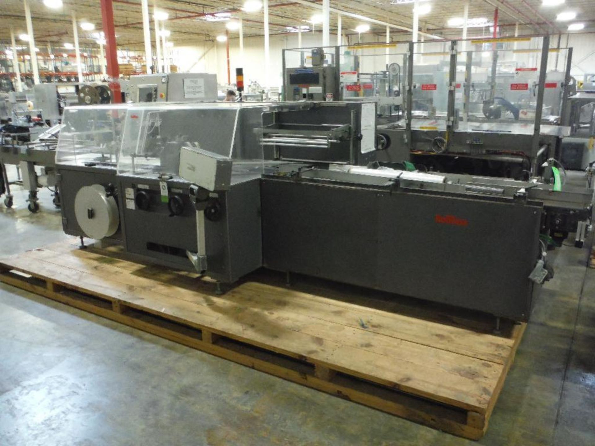 2003 Kalfass overwrapper, Model servo-Jet_400/100_S, SN M_07.03.011, Simatic touch screen ** Rigging - Image 3 of 15