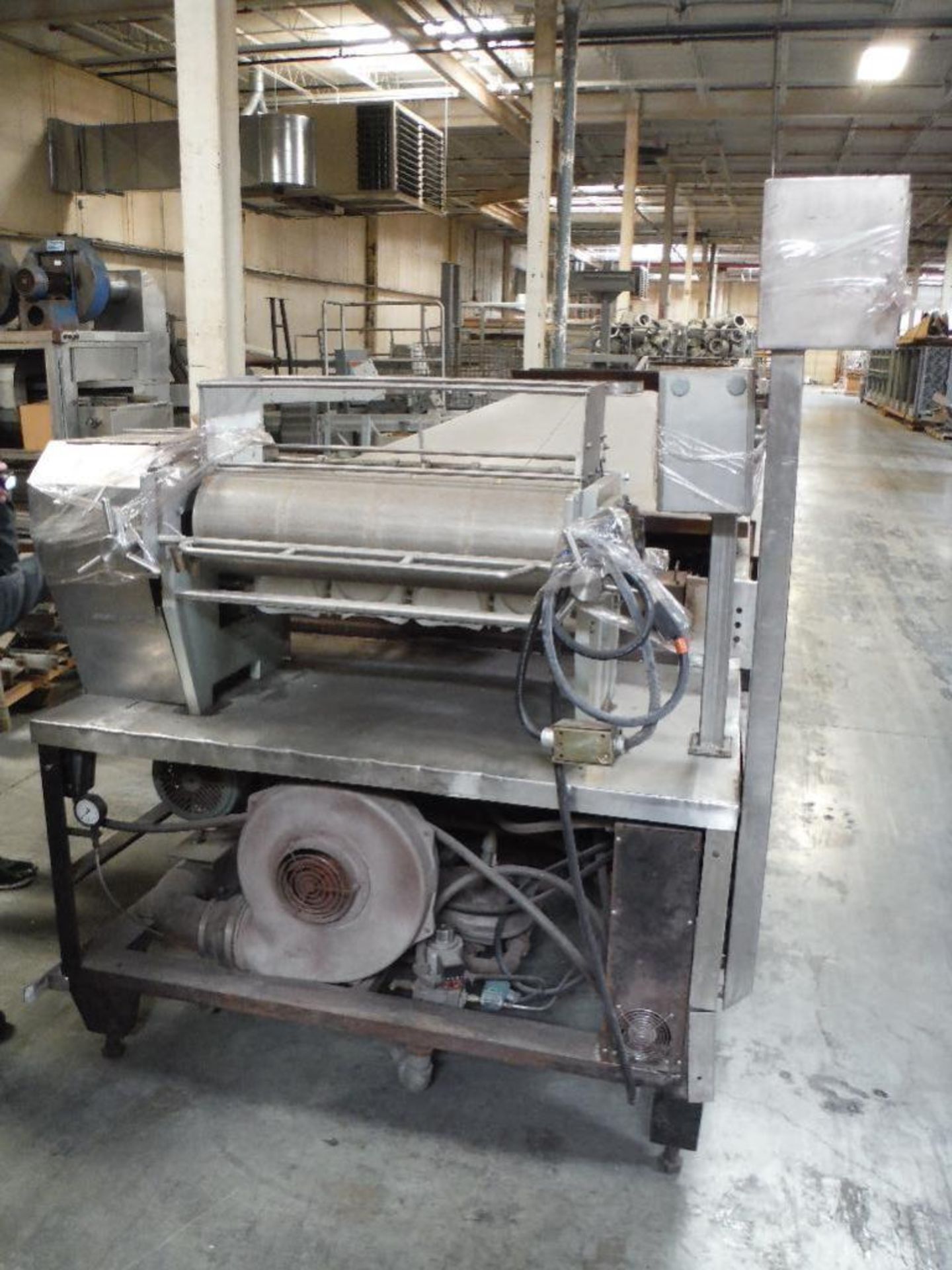Corn tortilla line, 3 pass oven, 166 in. long x 33 in. wide, roll sheeter 30 in. wide, 4 up 6 in. di - Image 4 of 27
