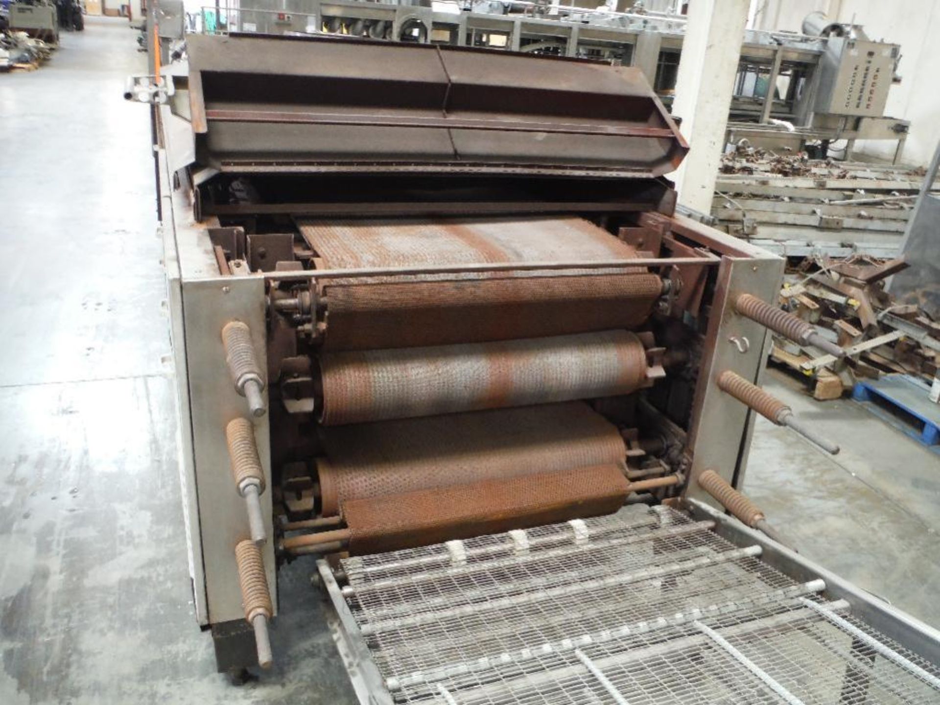 Corn tortilla line, 3 pass oven, 166 in. long x 33 in. wide, roll sheeter 30 in. wide, 4 up 6 in. di - Image 8 of 27