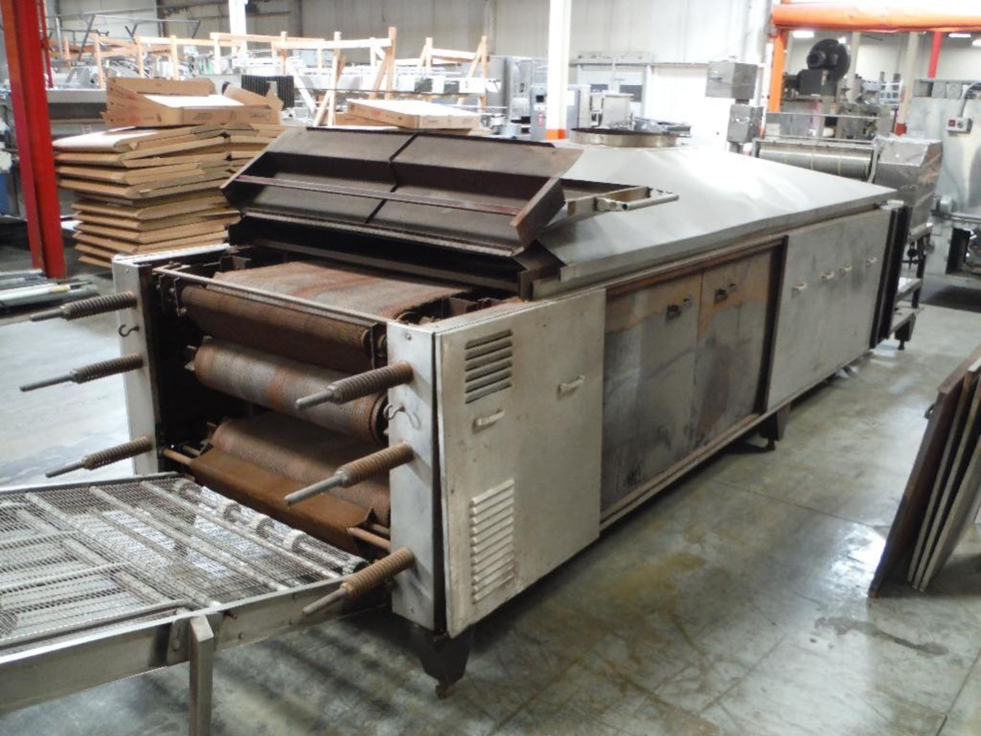 Corn tortilla line, 3 pass oven, 166 in. long x 33 in. wide, roll sheeter 30 in. wide, 4 up 6 in. di - Image 11 of 27