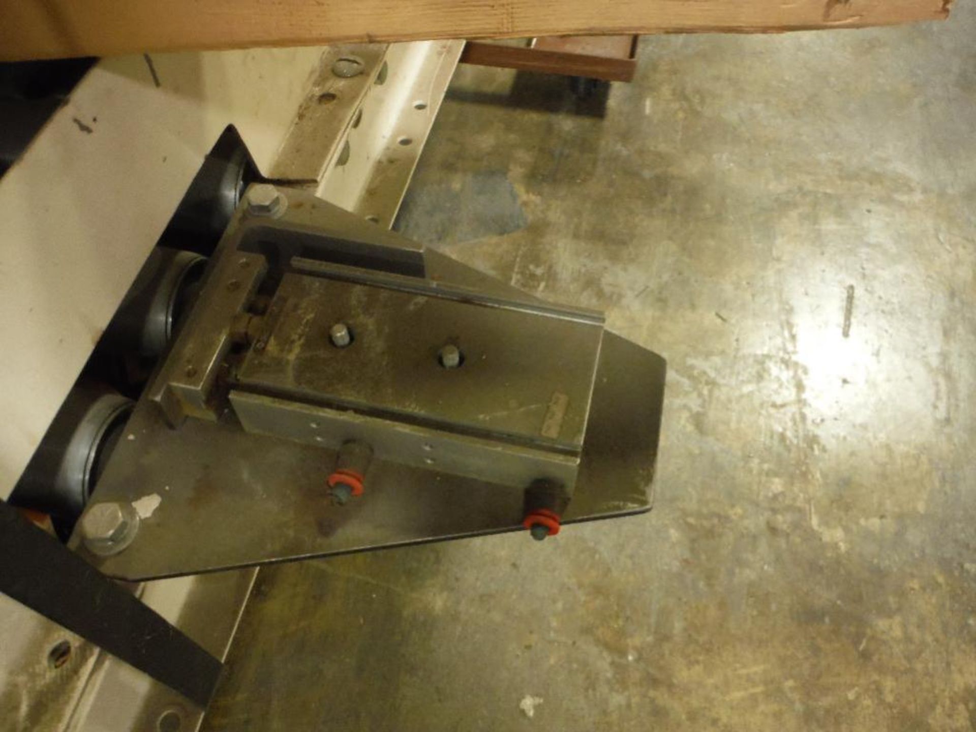 Powered roller conveyor, 180 in. long x 15 in. wide rollers, missing motor and drive ** Rigging Fee: - Image 3 of 5