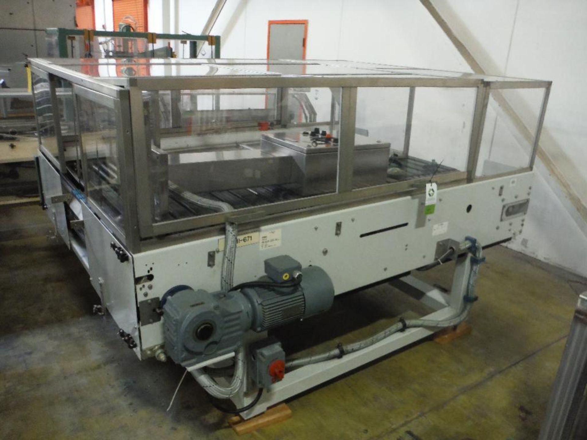 2007 Sidel combiner conveyor, Model TDC0015, SN 904835-SMMM0327, 98 in. long x 66 in. wide, with con
