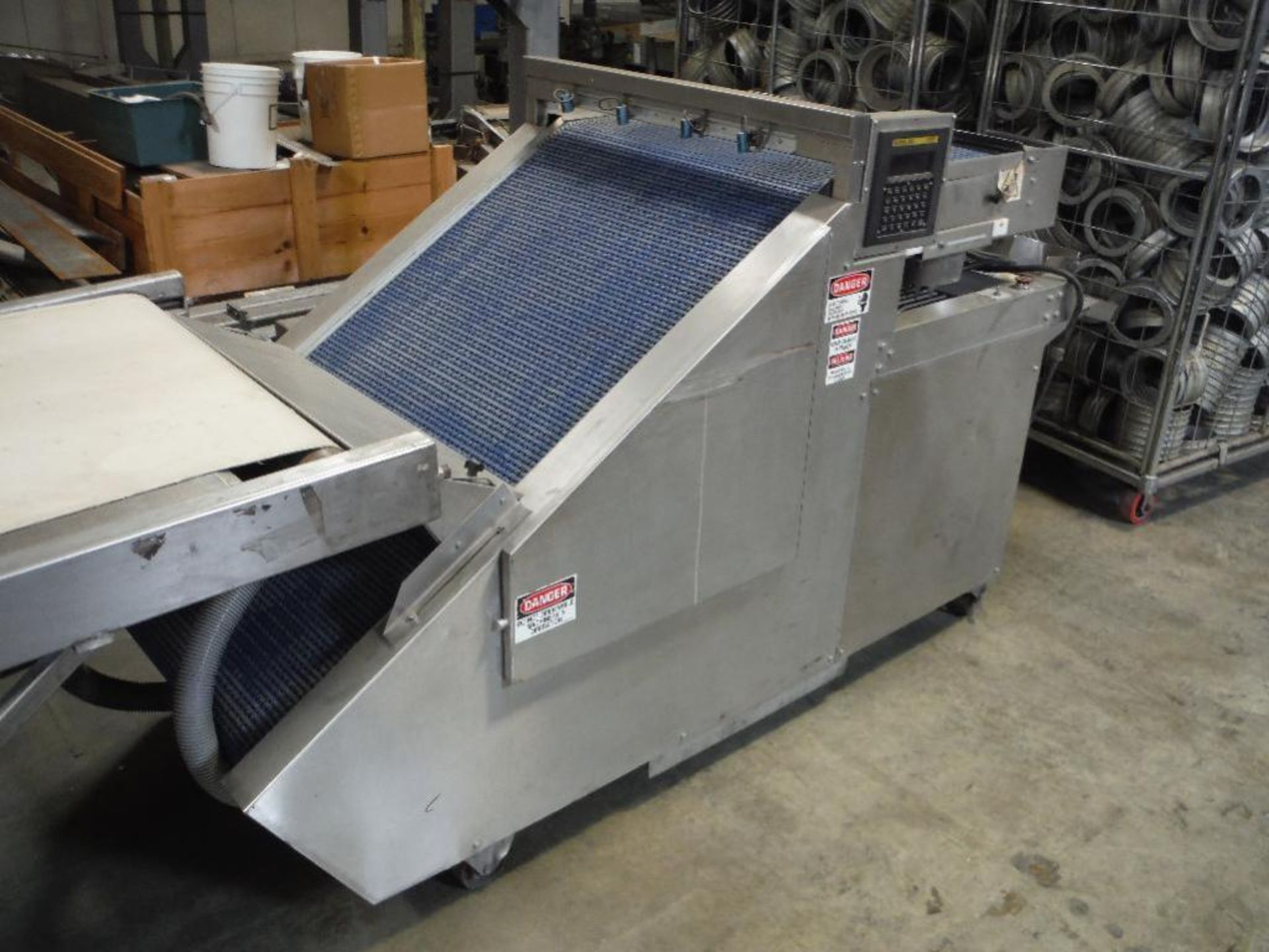 Corn tortilla line, 3 pass oven, 166 in. long x 33 in. wide, roll sheeter 30 in. wide, 4 up 6 in. di - Image 20 of 27