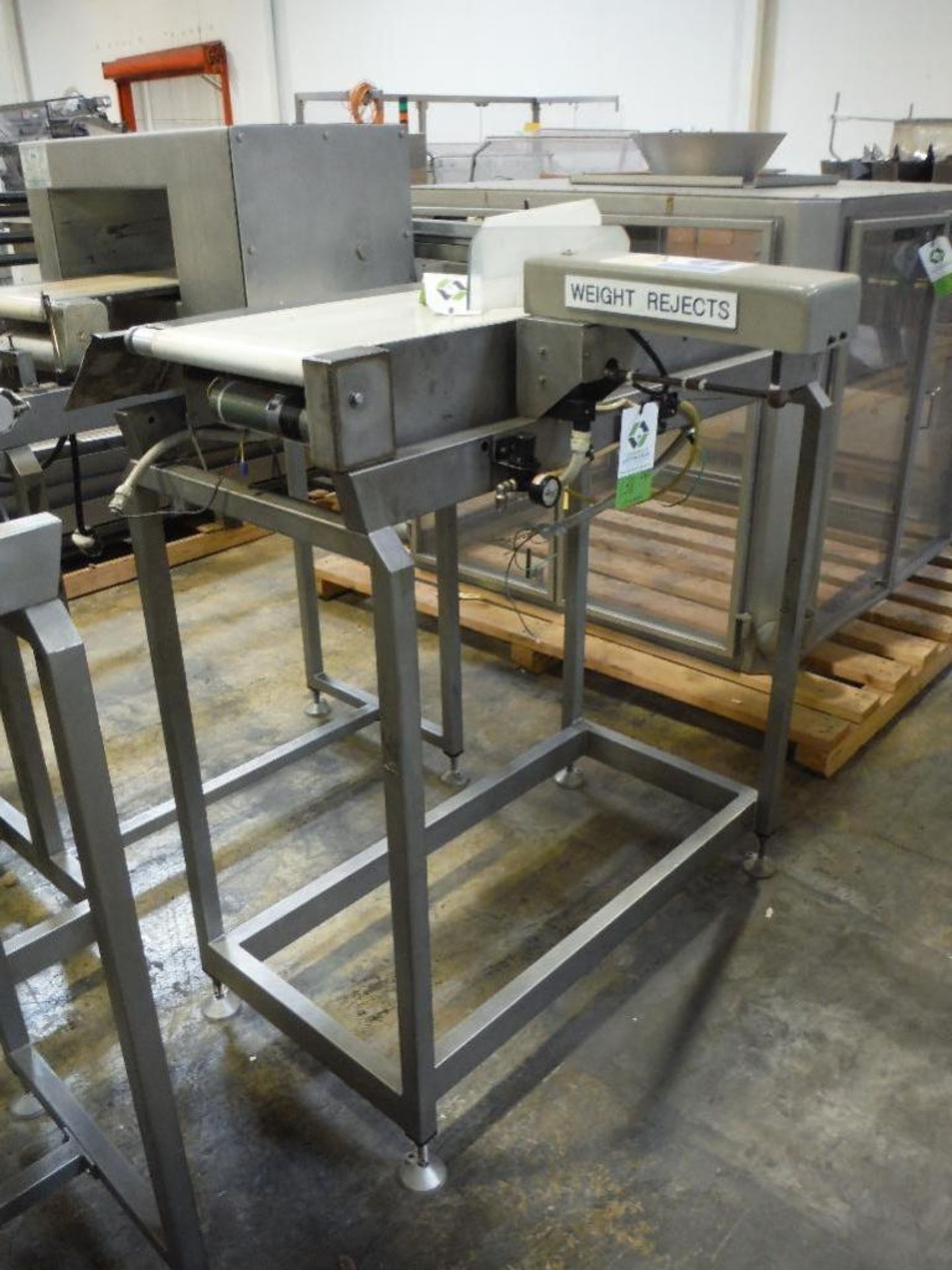 1997 Loma metal detector/check weigher combo, metal detector aperture 17.5 in. wide x 7 in. tall, Lo - Image 7 of 10