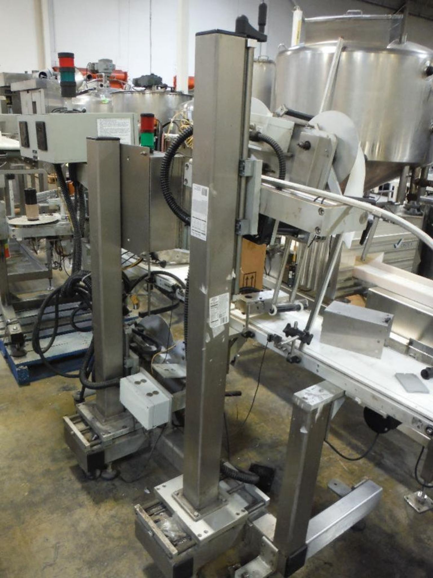 2005 Quadrel Labeling Systems labeler, Model 060, SN 57511,S1,02, 10.5 in. wide belt, on casters ** - Image 7 of 9