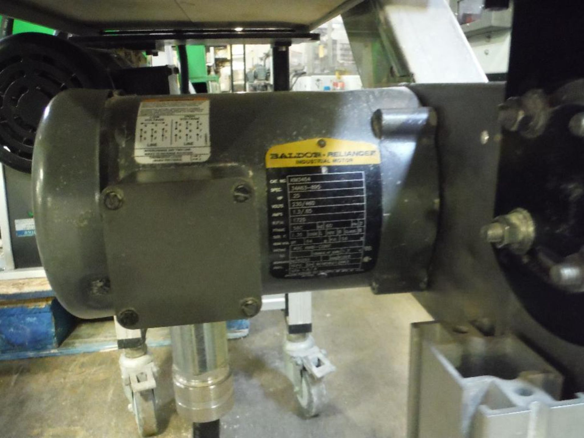 Rotary single slitter, on a Dorner conveyor, 36 in. long x 12 in. wide, on casters ** Rigging Fee: $ - Image 5 of 9