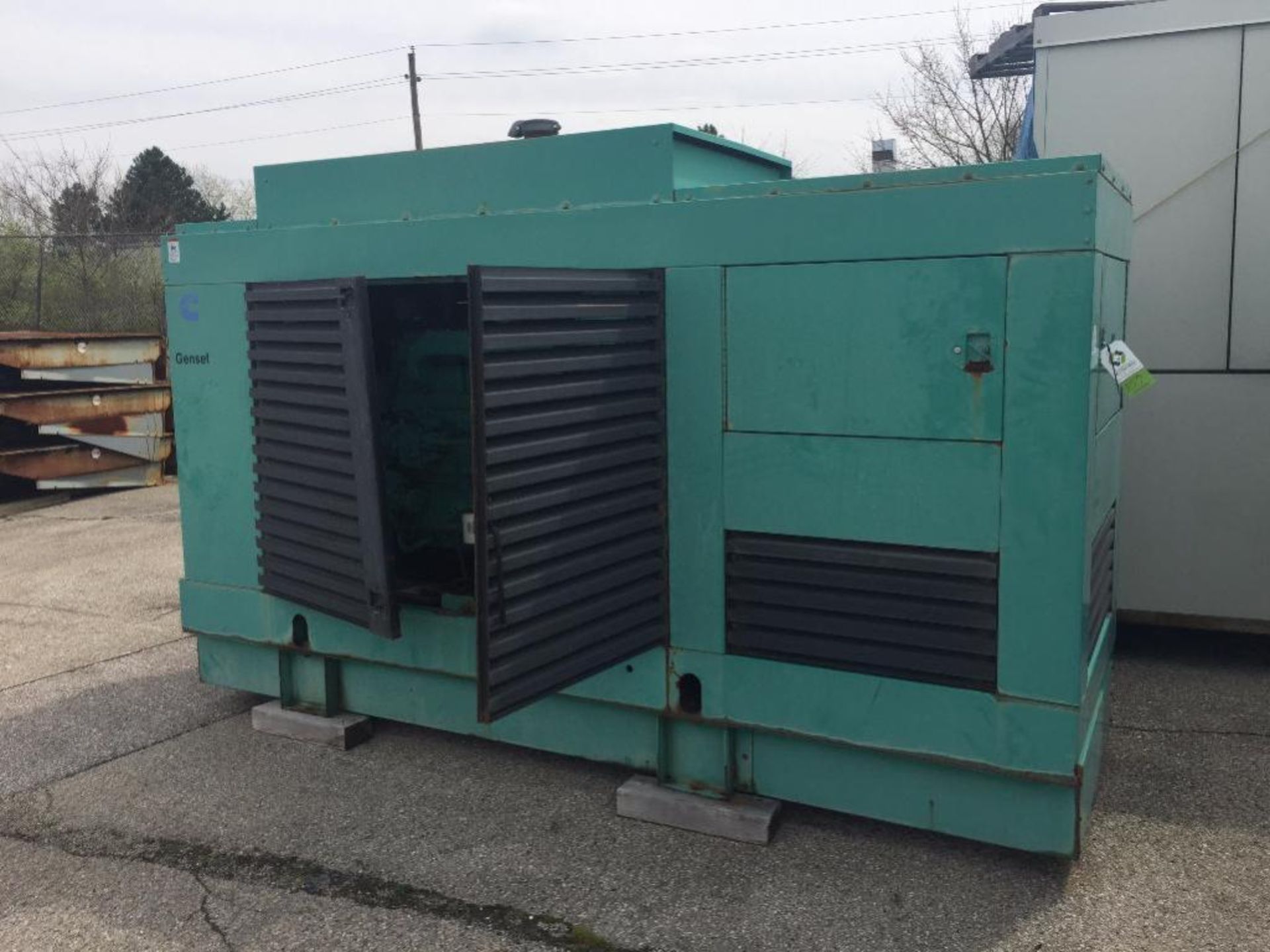 Cummins Onan diesel generator, Model 230DFBD, SN D910383244, SPEC 51299F, 223 hours, 1991 Cummins di