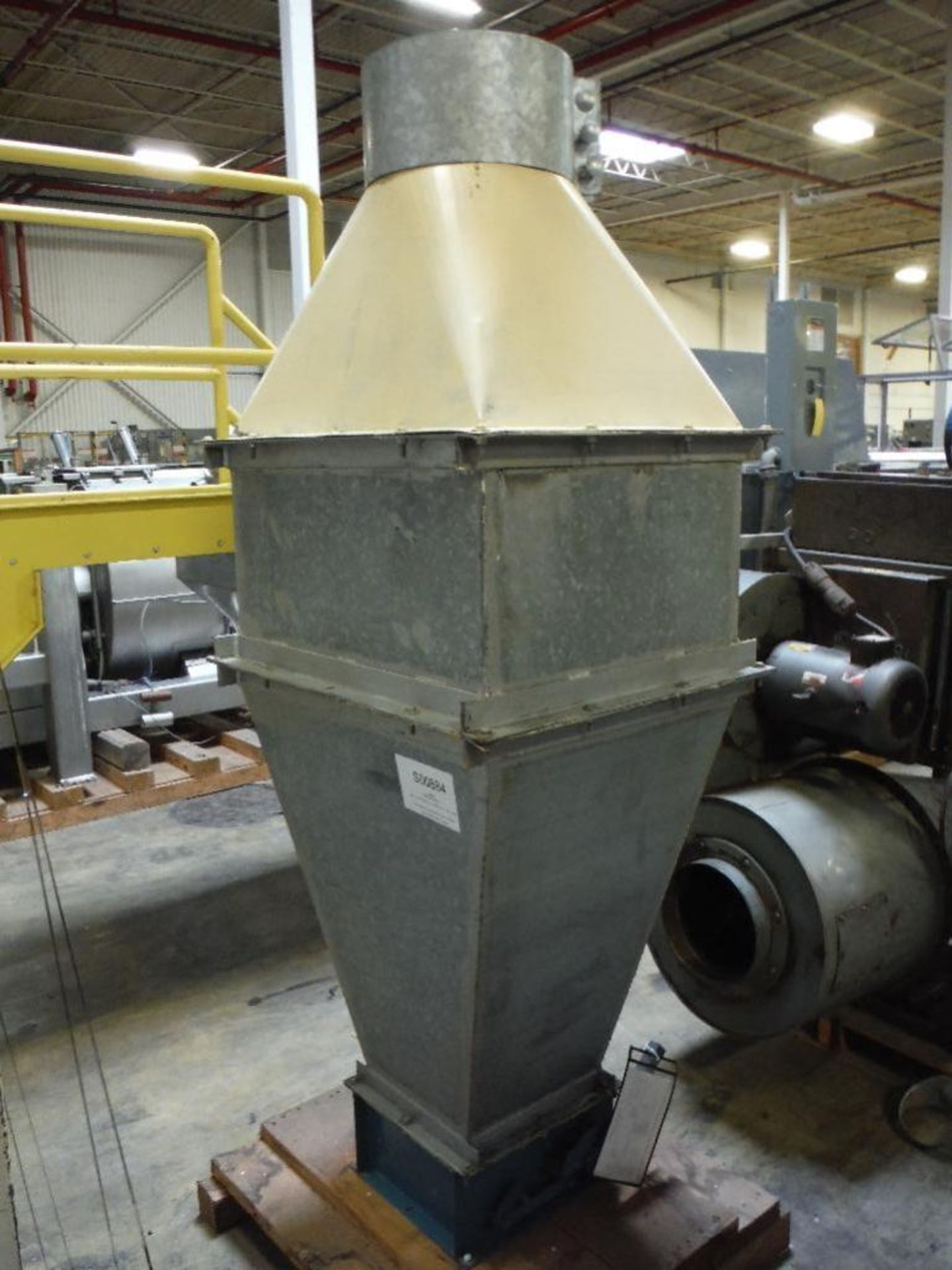 Aeroacoustic dust collector hood with gate valve ** Rigging Fee: $25 ** - Image 2 of 6