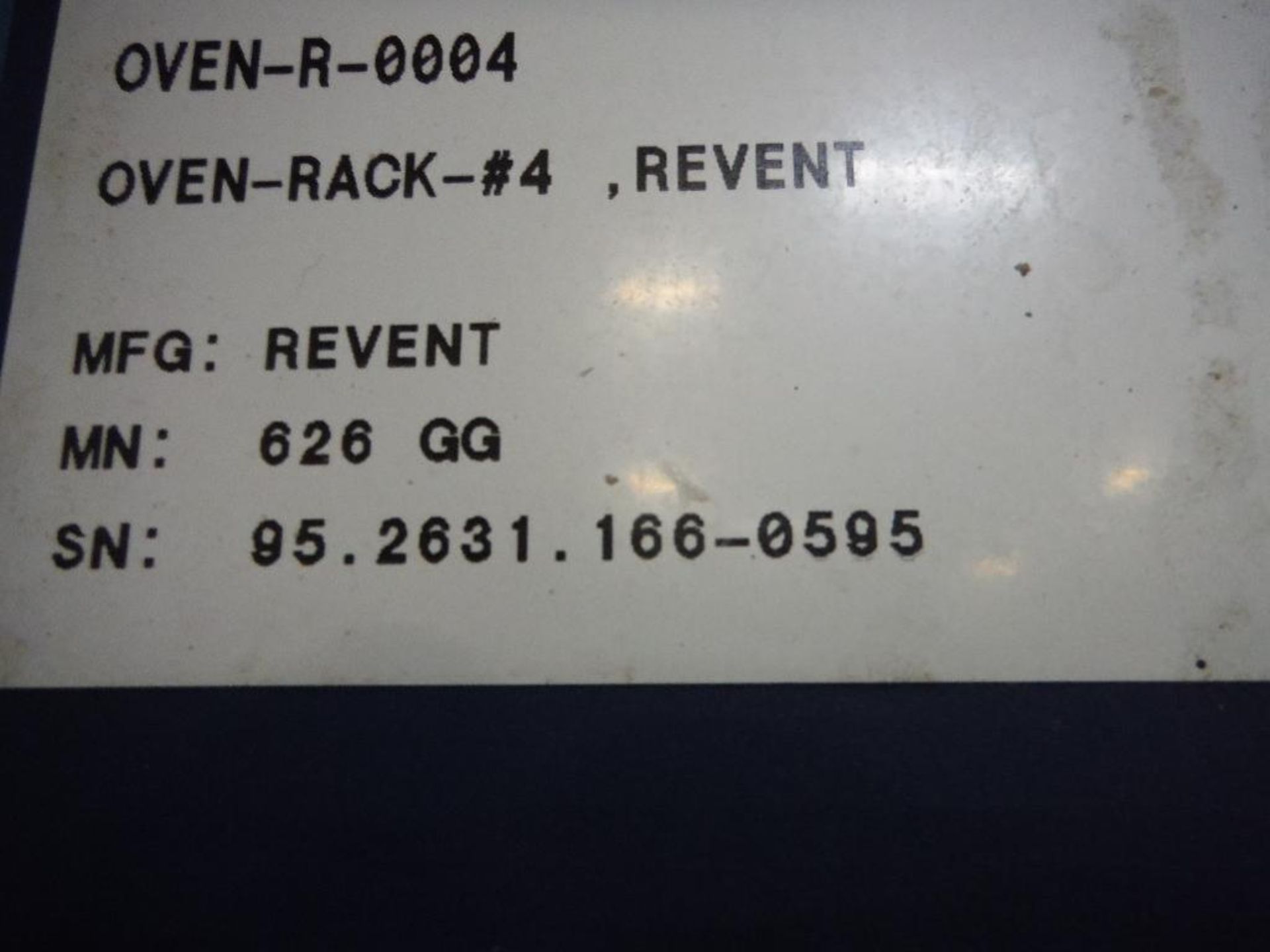 1995 Revent double rack oven, Model 626GG, SN 95.2631.166-0595, ** Rigging Fee: $200 ** - Image 7 of 7