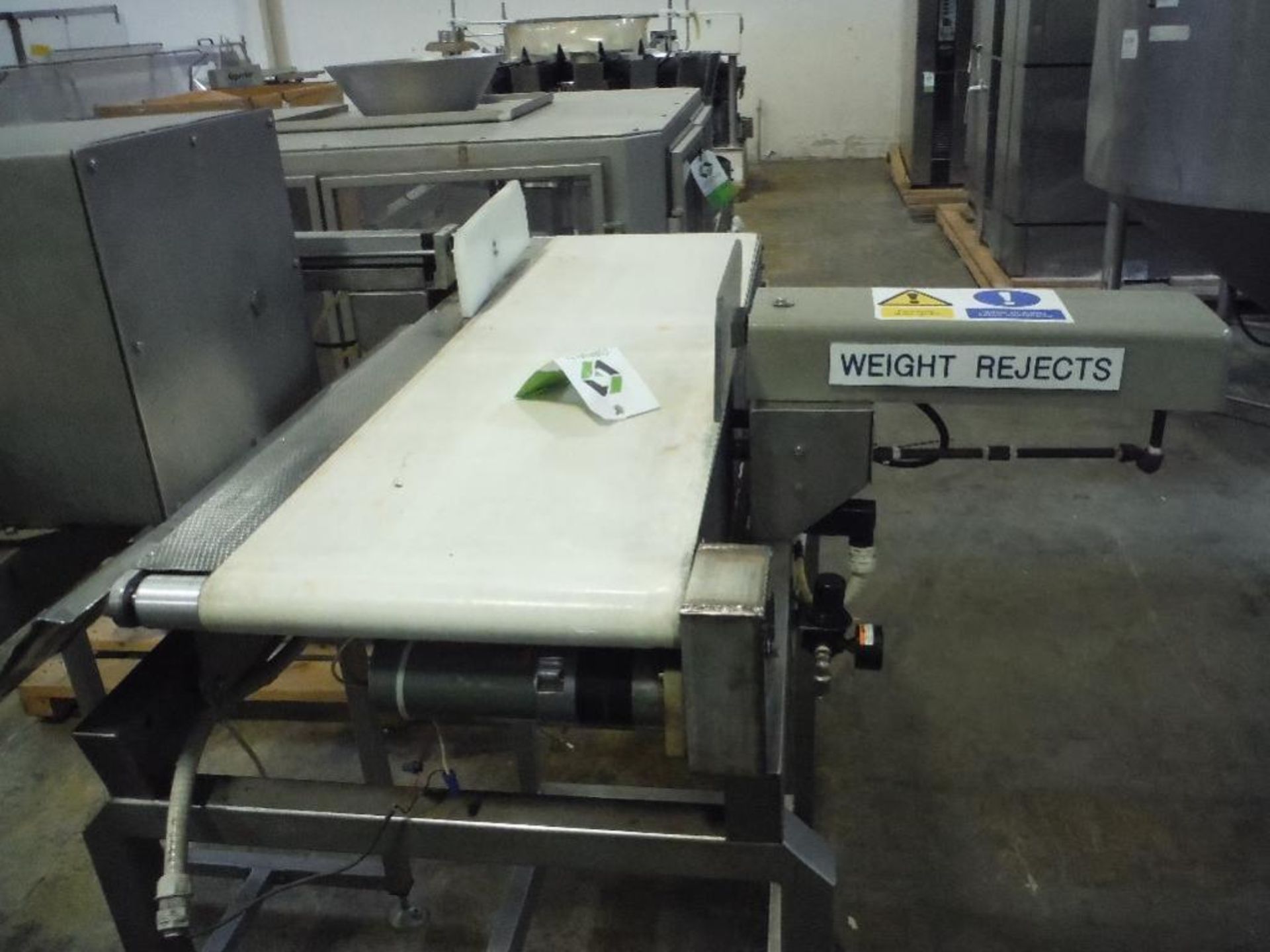 1997 Loma metal detector/check weigher combo, metal detector aperture 17.5 in. wide x 7 in. tall, Lo - Image 8 of 10