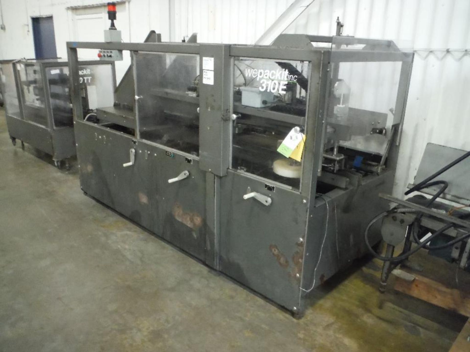 Wepackit case erector with side taper, Model 310E, SN 310E-2841, carbon steel frame ** Rigging Fee: - Image 2 of 11