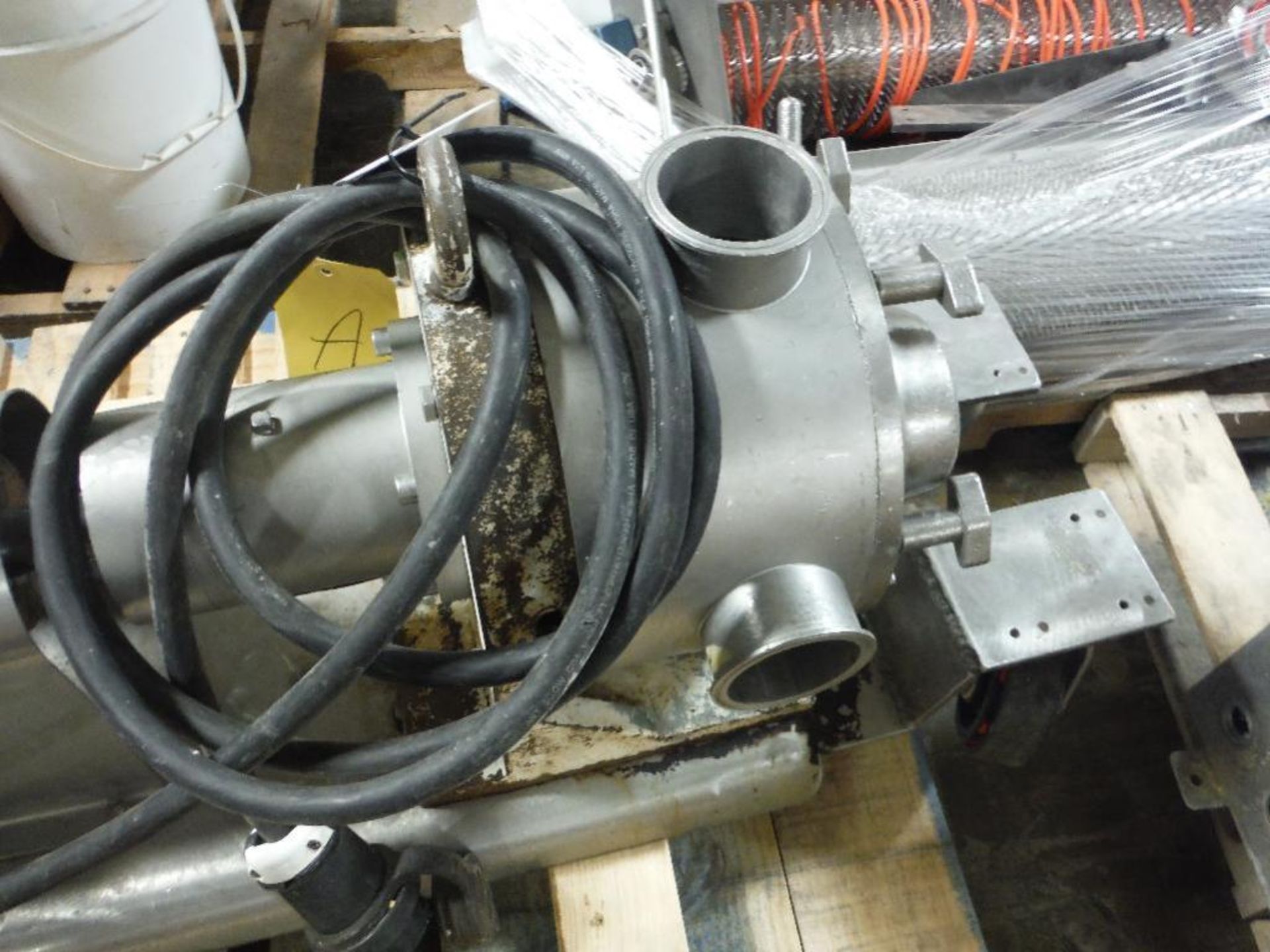 Liquid Handling Equipment sine pump, Model P-2, SN 98-498, 2 hp motor, 3 in. sanitary clamp ** Riggi - Image 6 of 7