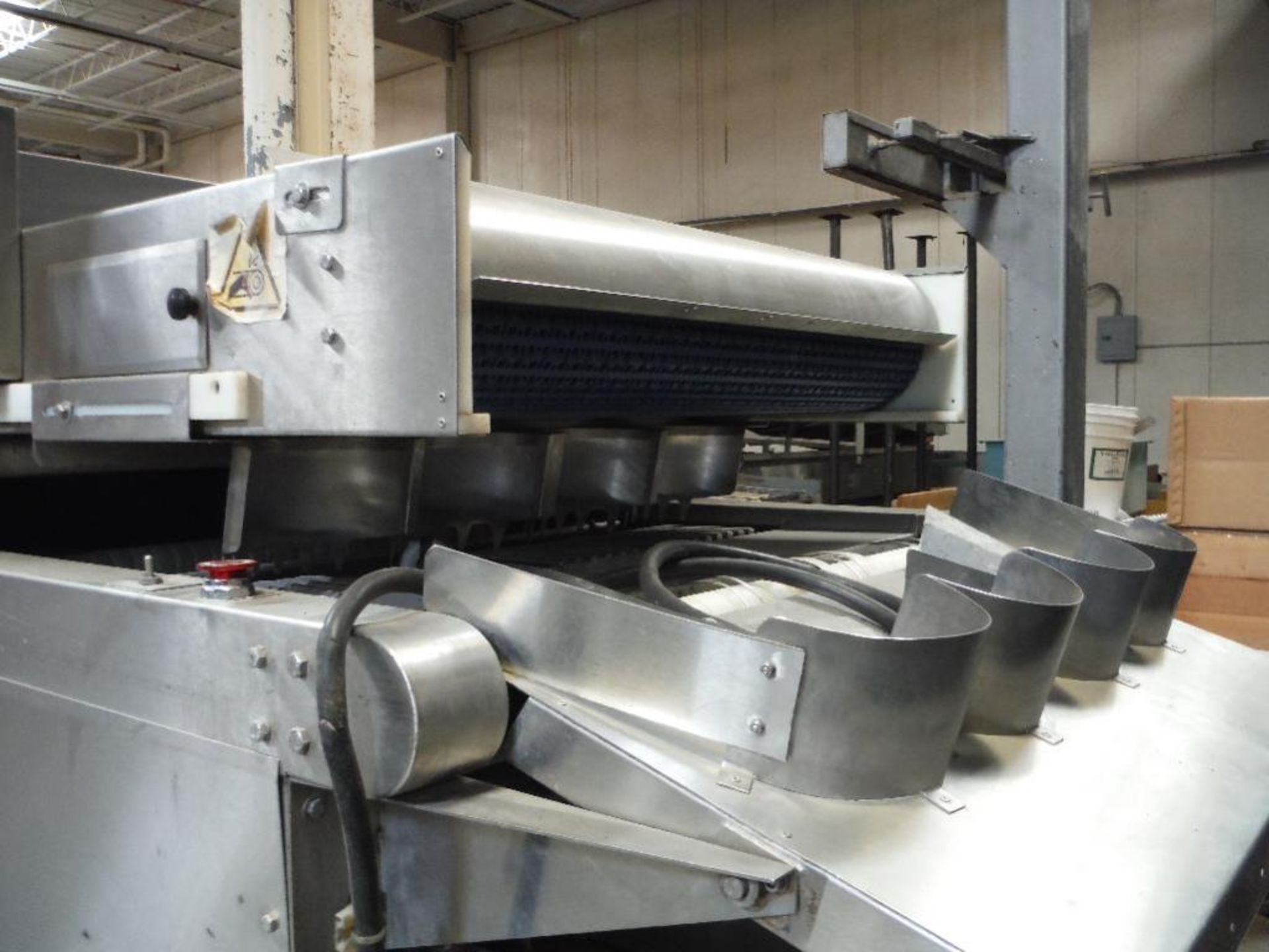 Corn tortilla line, 3 pass oven, 166 in. long x 33 in. wide, roll sheeter 30 in. wide, 4 up 6 in. di - Image 23 of 27