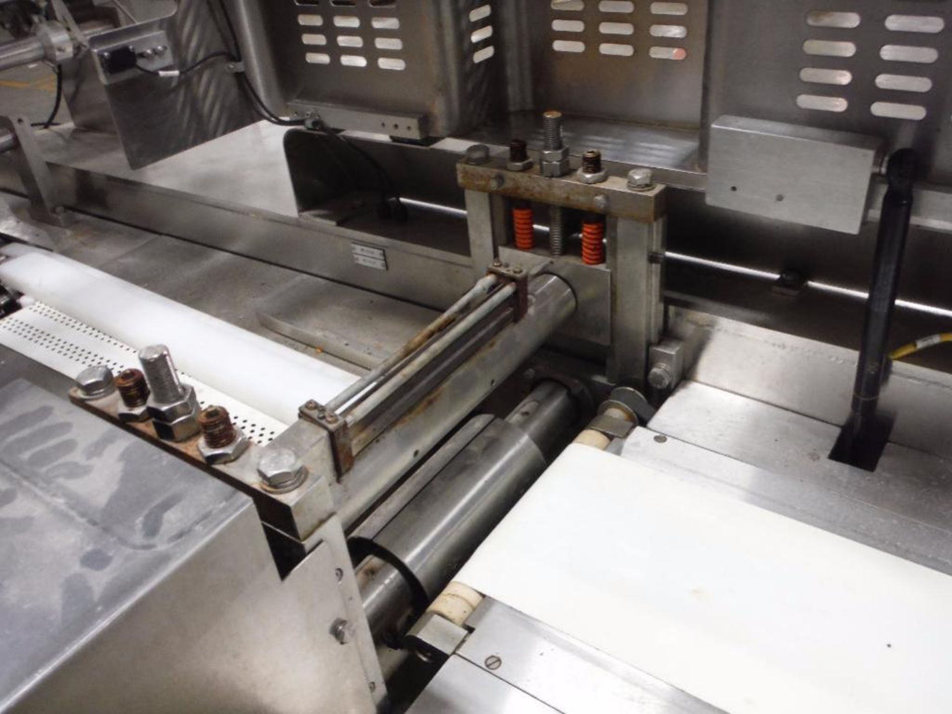 Ilapak delta horizonal form-fill-seal machine, smart servo 4 belt infeed, 6 in. wide belts, lug infe - Image 7 of 22