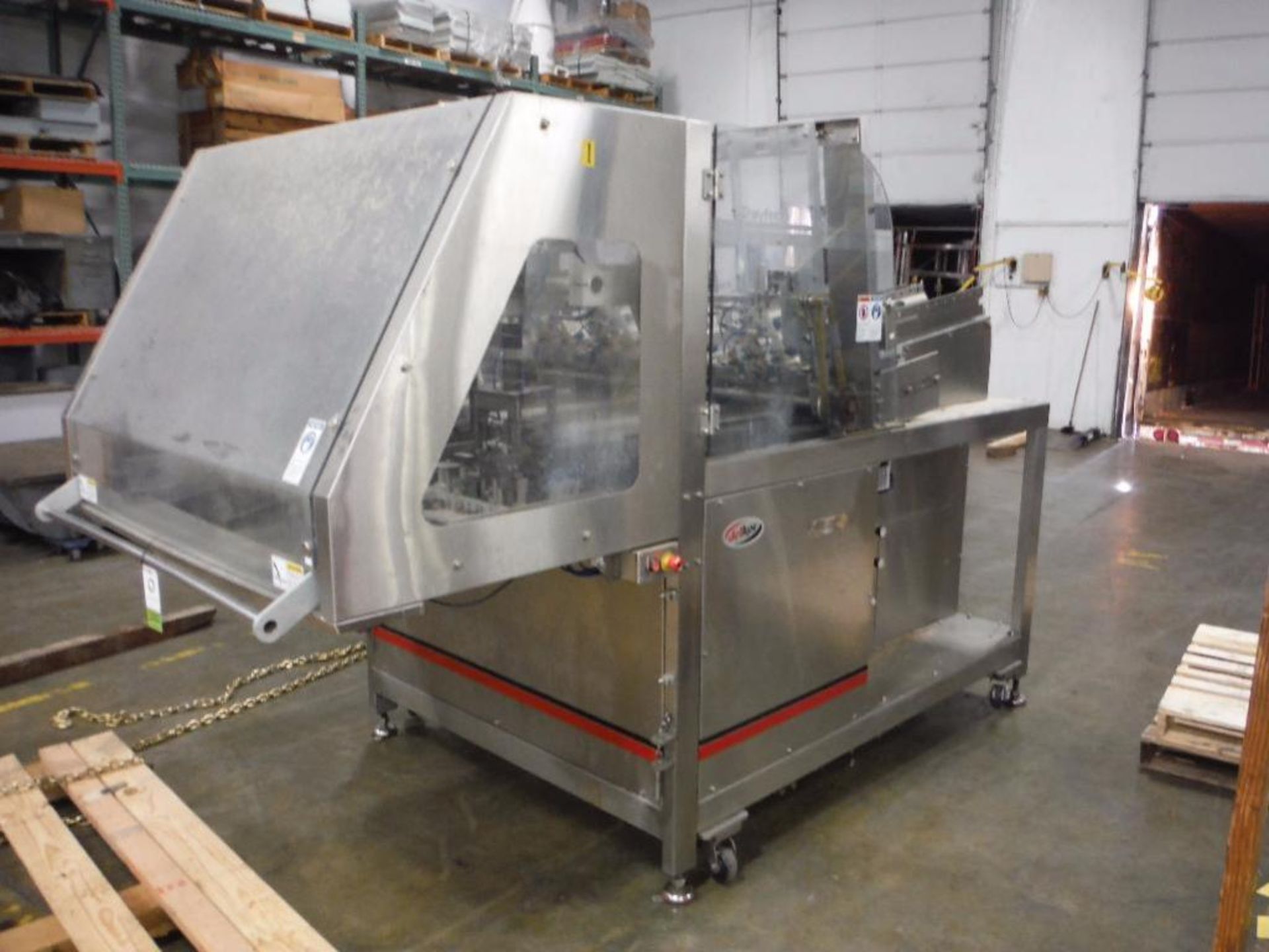 Delkor trayfecta 4 lane tray former, Model TF-1504SS, SN SP-2432, AB panelview plus 700, AB powerfle - Image 2 of 18