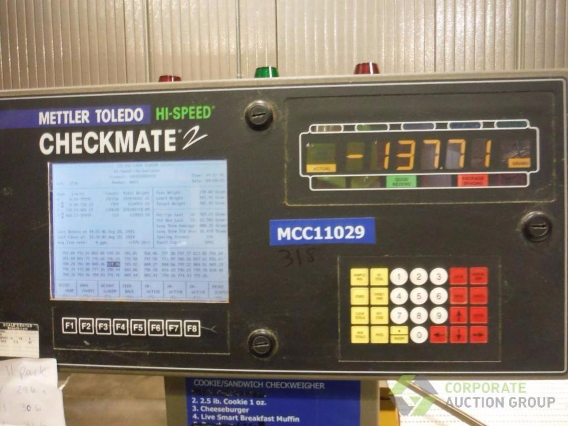 Mettler Toledo hi speed checkmate 2 checkweigher, with reject arm ** Rigging Fee: $ 150** (Located i - Image 5 of 6