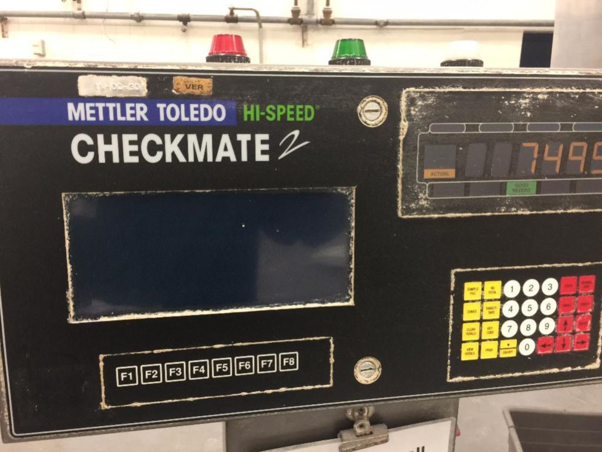 Mettler Toledo high speed check weigher, model checkmate 2, 16 in. wide belt. ** Rigging Fee: $ 200 - Image 3 of 4