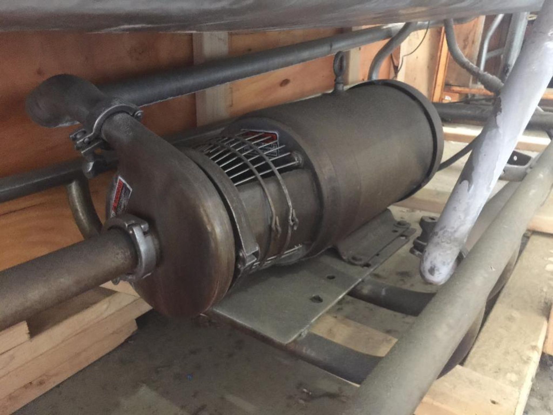 SS COP tank, 72 in. long x 24 in. wide x 22 in. tall, centrifugal pump ** Rigging Fee: $ 250 ** (Loc - Image 3 of 6
