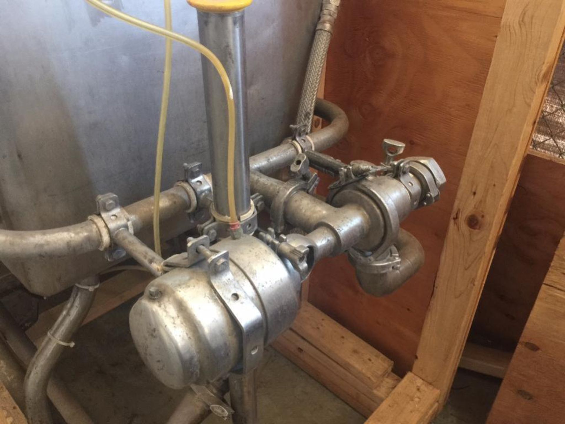 SS COP tank, 72 in. long x 24 in. wide x 22 in. tall, centrifugal pump ** Rigging Fee: $ 250 ** (Loc - Image 2 of 6