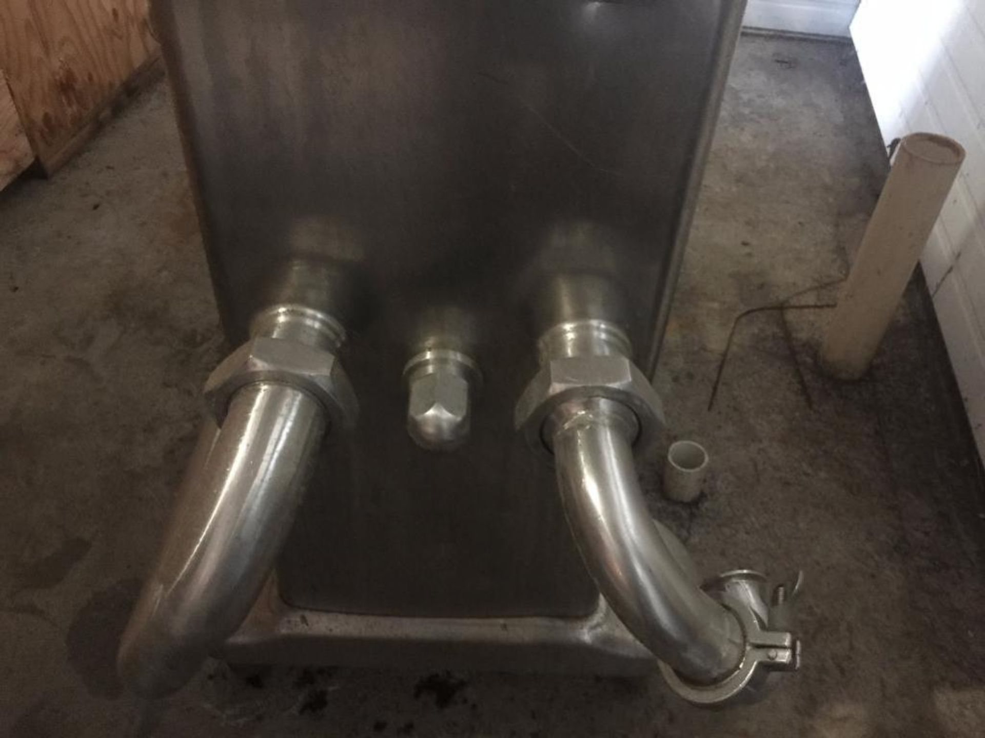 York plate heat exchanger, SN 1503225, 37 plate, 12 in. wide x 42 in. tall plates ** Rigging Fee: $ - Image 5 of 7