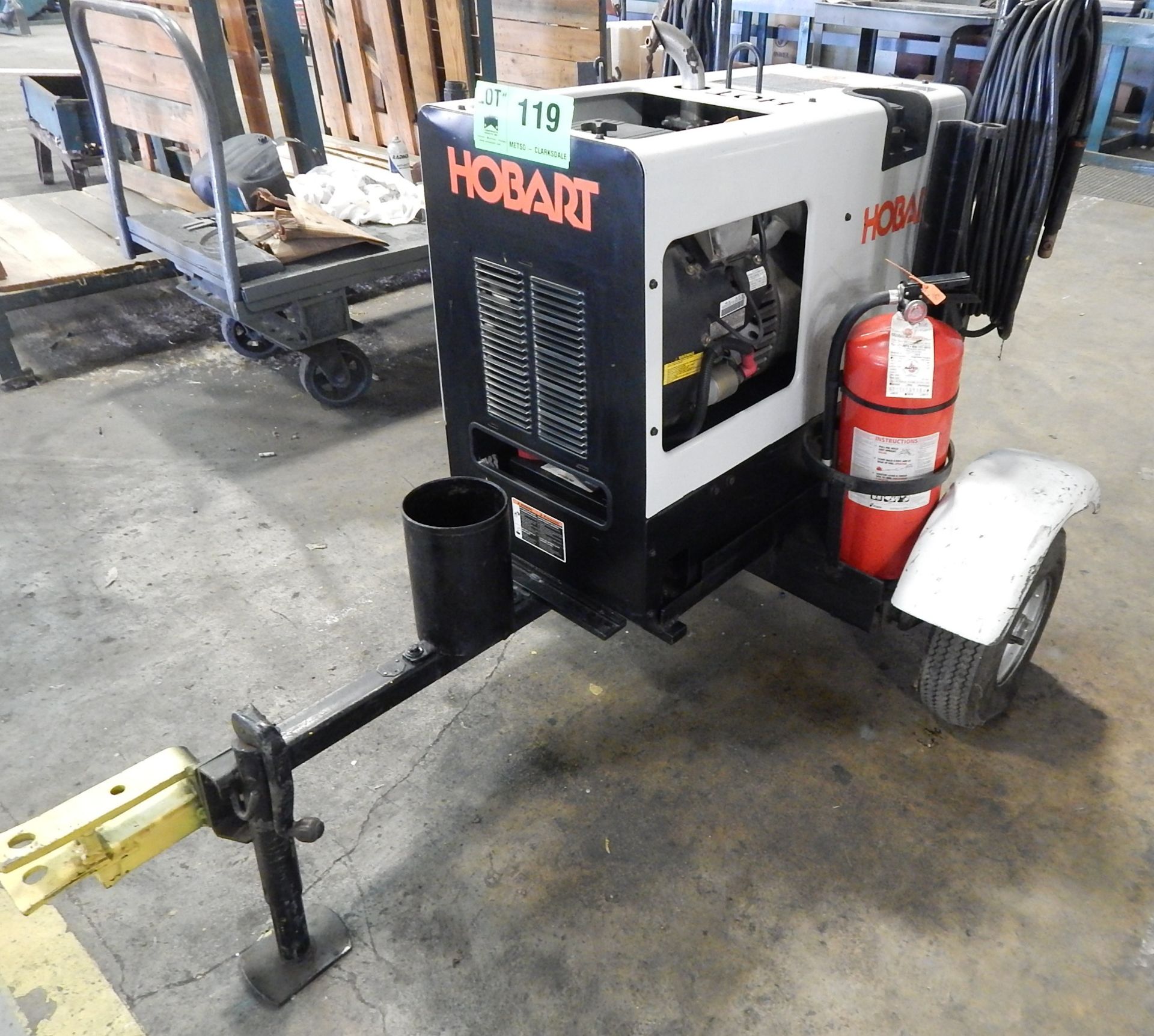 HOBART CHAMPION 10000 GAS POWERED WELDER GENERATOR WITH KOHLER CH20 ROBIN GAS ENGINE, 120/240