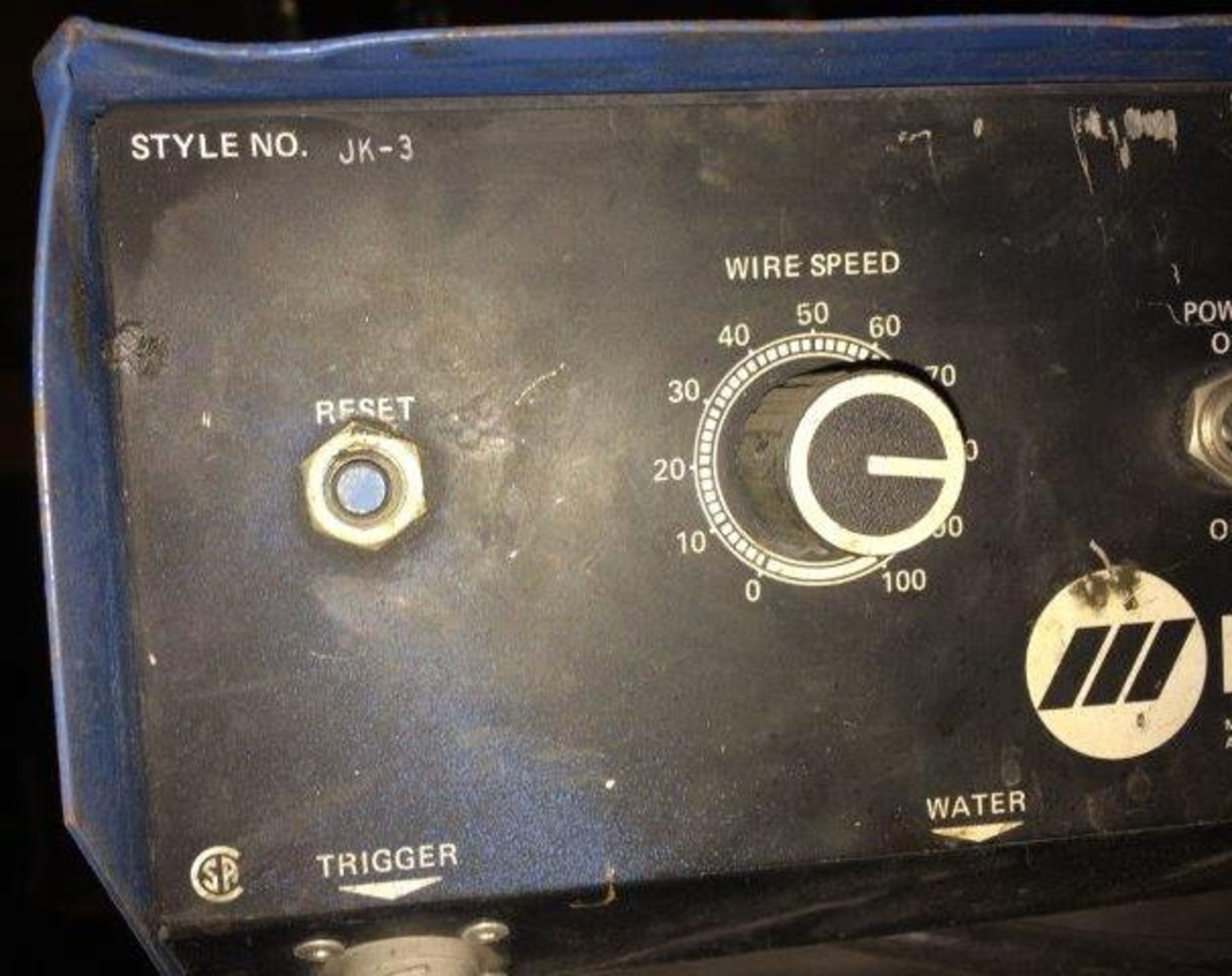 MILLER CP-200 MIG WELDER WITH WIRE FEEDER CABLES AND GUN, S/N N/A (LOCATED IN MO) (CI) - Image 3 of 3