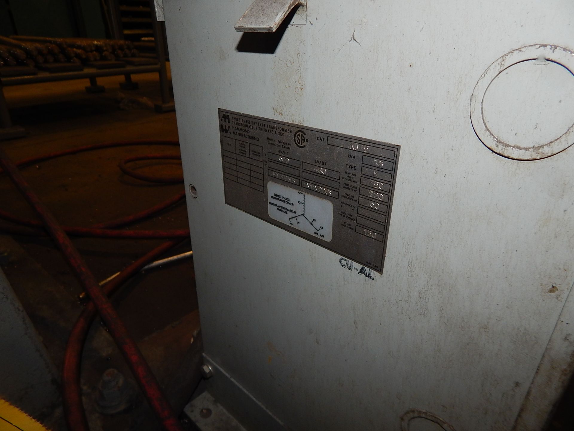 75 KVA TRANSFORMER (CI) (LOCATED IN CLARKSDALE, MS) - Image 2 of 2