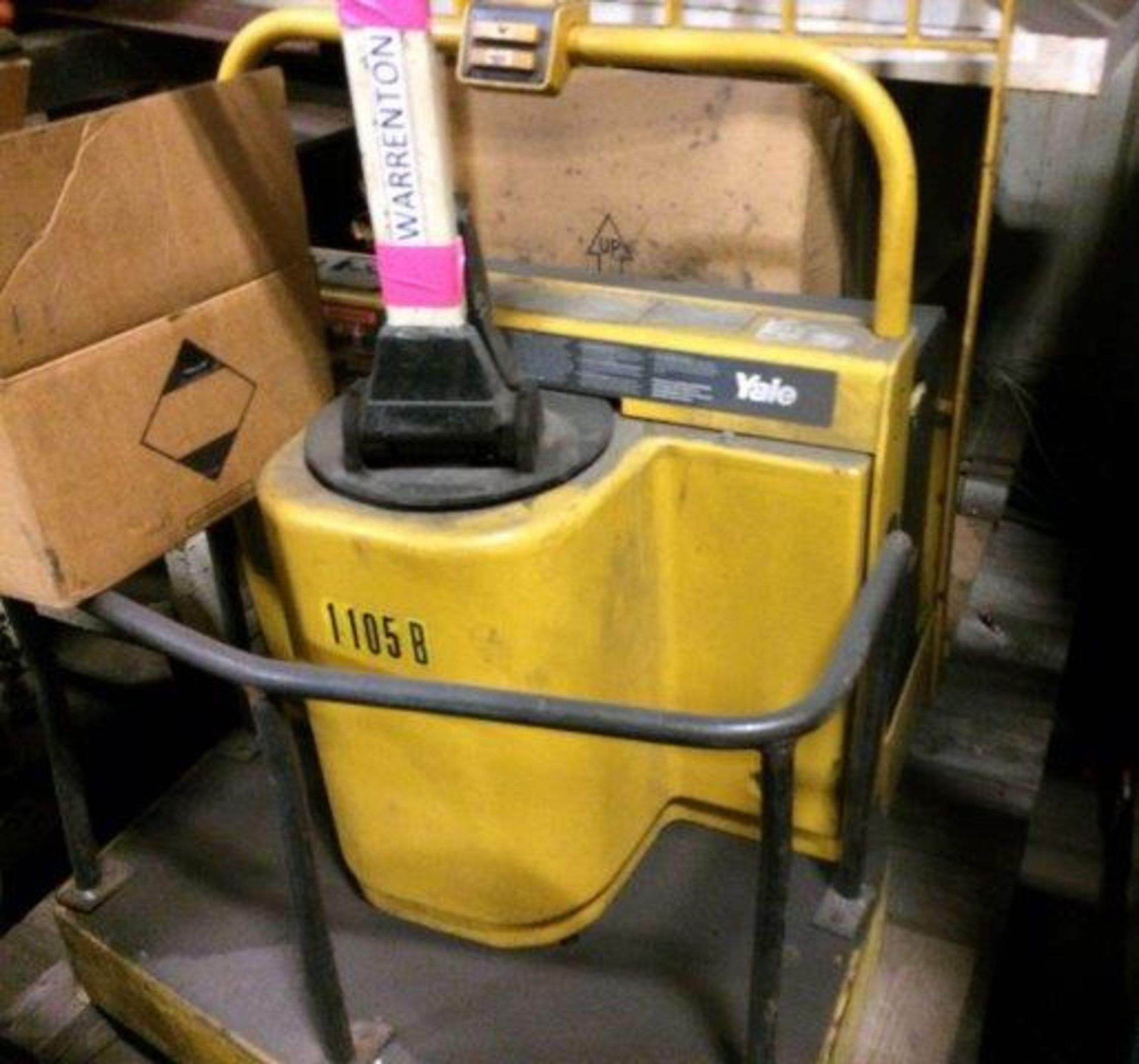 YALE MPF060LCN24T2748 6,000 LBS CAP ELECTRIC PALLET TRUCK, S/N A803N09295U (LOCATED IN MO) - Image 3 of 3