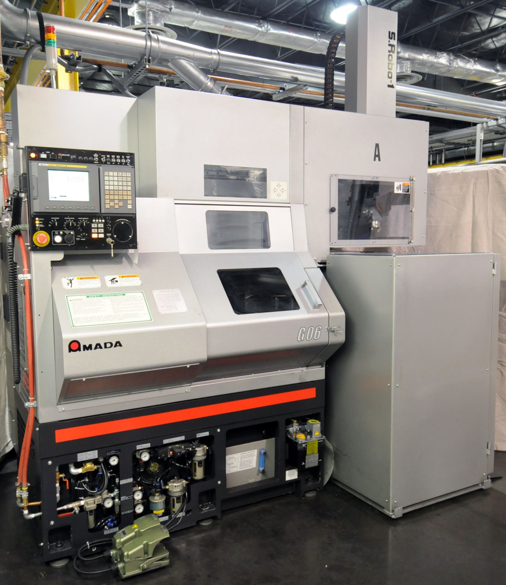 AMADA (12/2011) G06 GANG TYPE CNC HIGH PRECISION MACHINING CELLS WITH FANUC 21I-TB CNC CONTROL, 11.