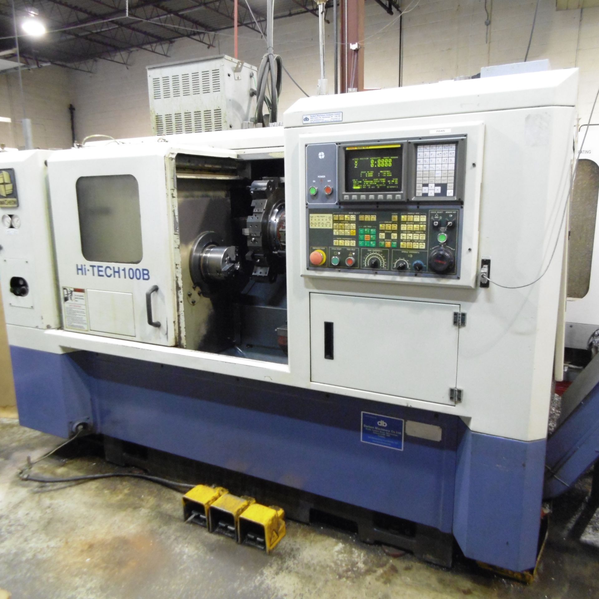 HWACHEON HI-TECH 100B CNC TURNING CENTER WITH FANUC SERIES Oi-T CNC CONTROL WITH TRAVELS X-6.7", Z- - Image 2 of 6