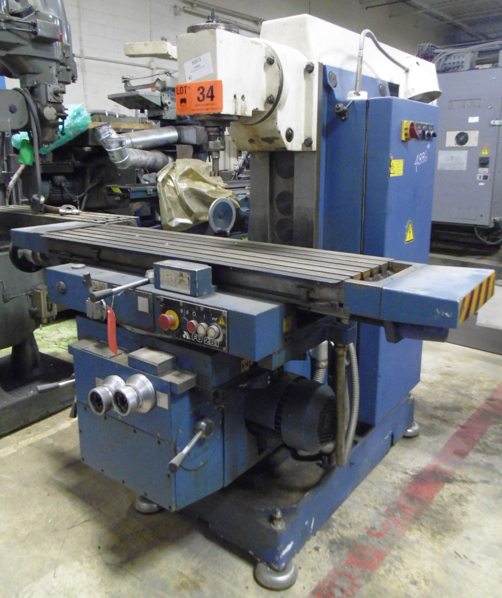 ARSENAL MA-281 UNIVERSAL MILLING MACHINE (CI) MACHINE LOCATED AT 3965 NASHUA DR MISSISSAUGA)