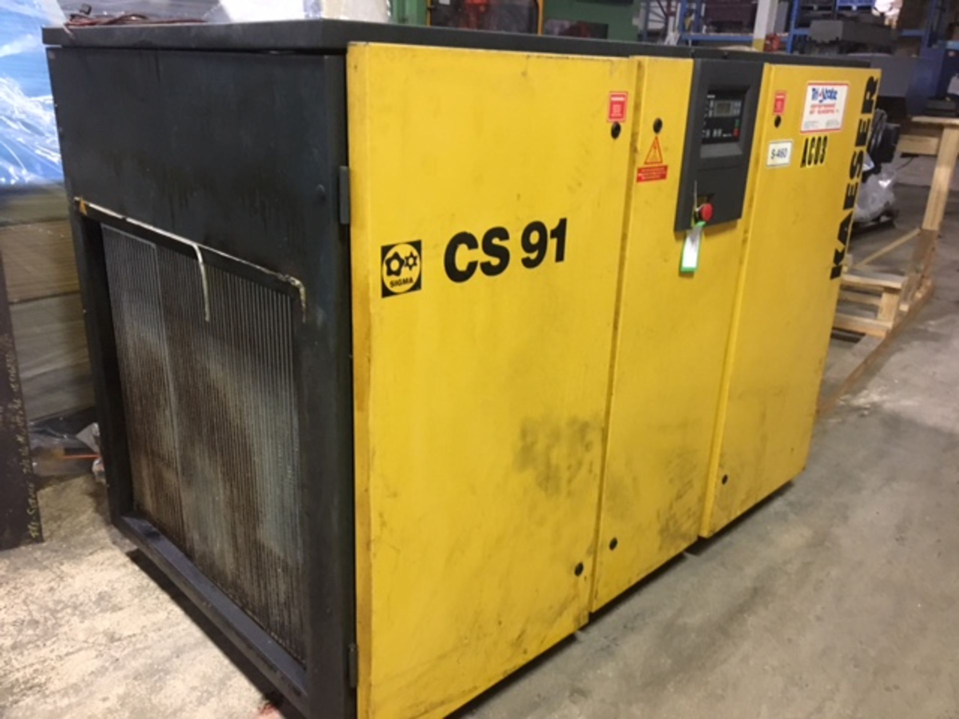 KAESER CS-91 ROTARY SCREW AIR COMPRESSOR (CI) (MACHINE LOCATED AT 3965 NASHUA DR MISSISSAUGA) - Image 3 of 4