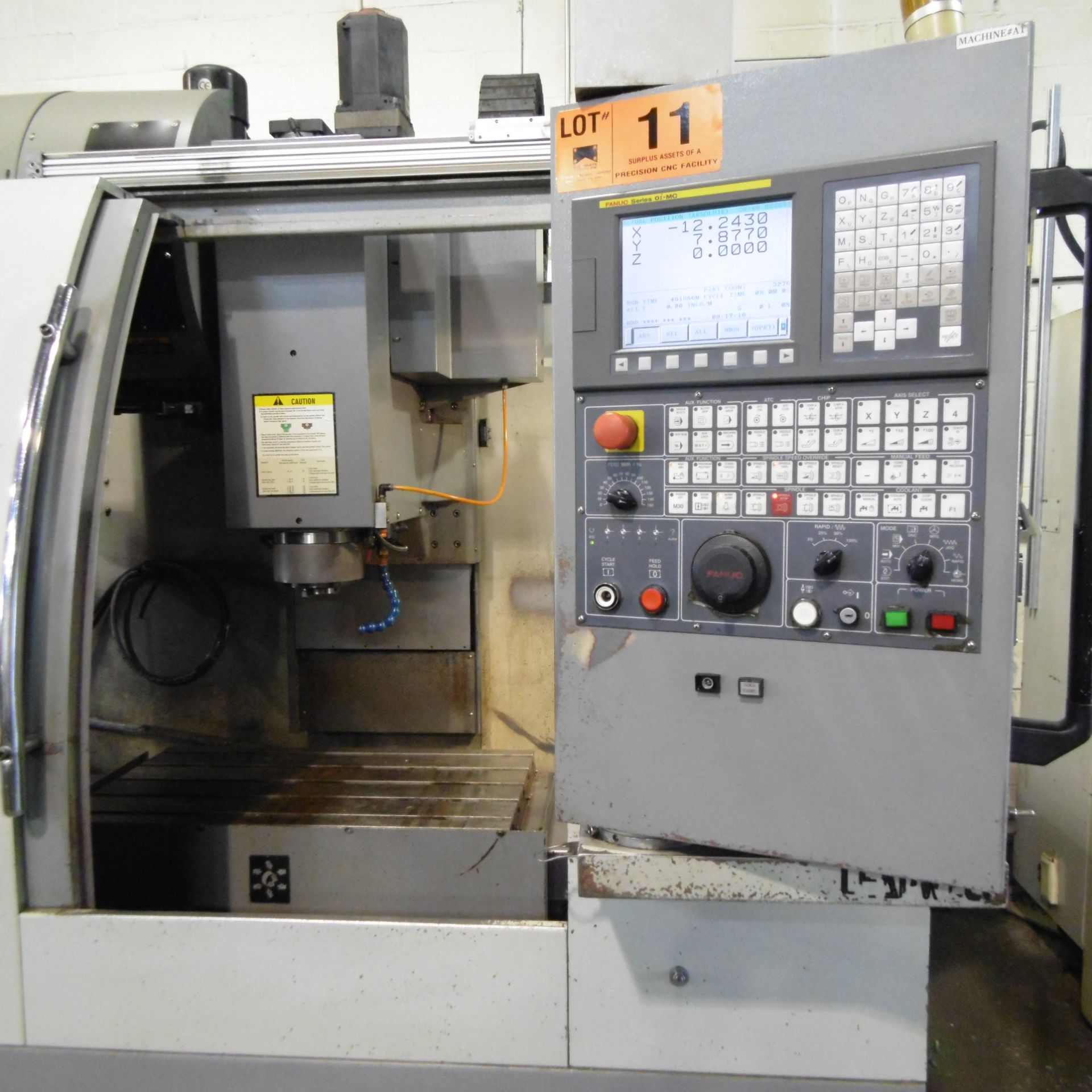 LEADWELL (2009) V-30I CNC VERTICAL MACHINING CENTER WITH FANUC OI-MC CNC CONTROL, TRAVELS X- 29. - Image 2 of 4