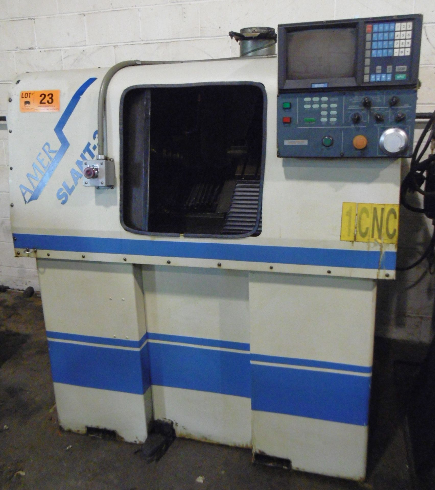 AMERI/TECH SLANT-30 CNC TURNING CENTER WITH HUST T-11 CNC CONTROL, TURNING DIAMETER 2.750", LENGTH