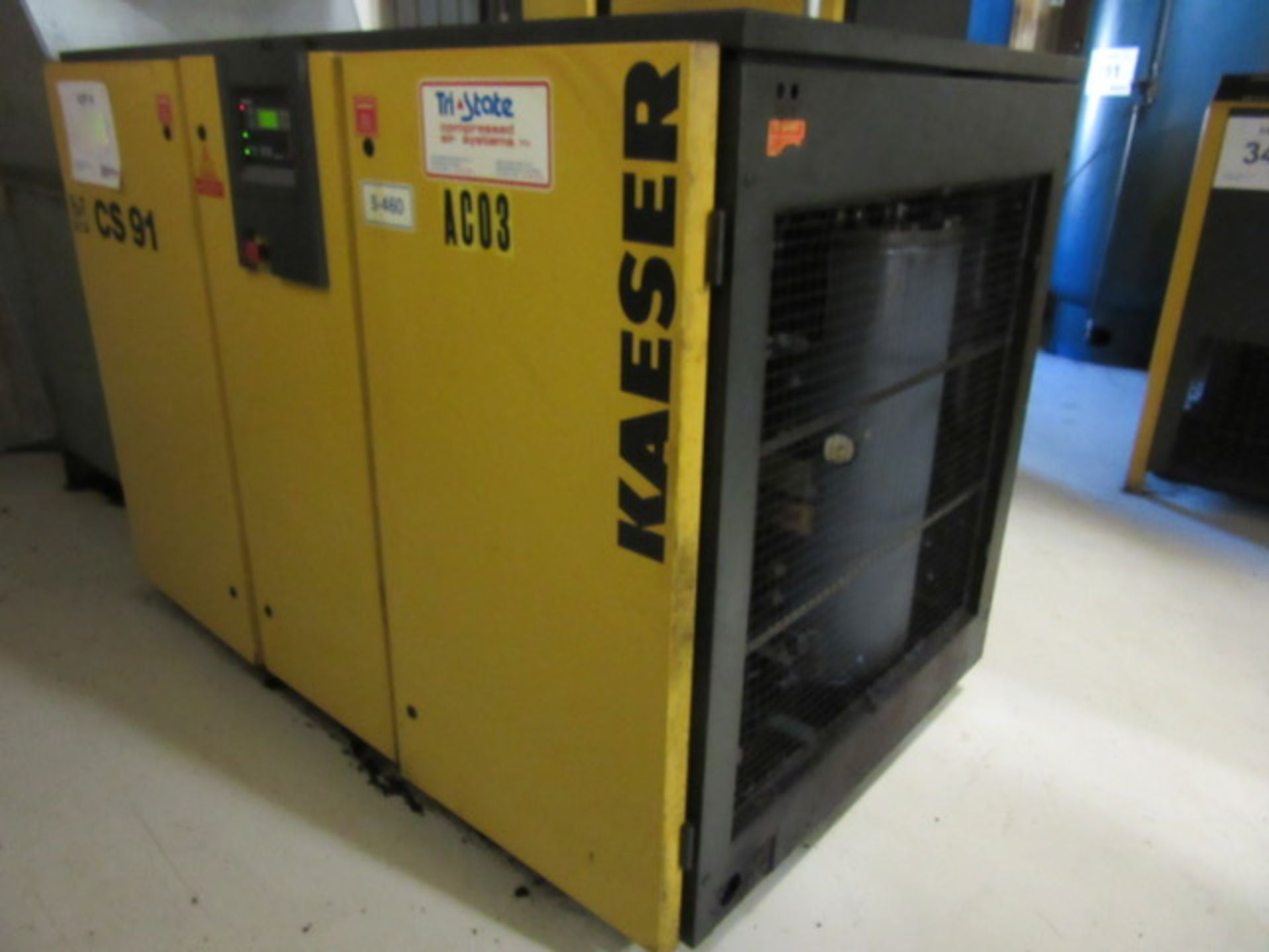 KAESER CS-91 ROTARY SCREW AIR COMPRESSOR (CI) (MACHINE LOCATED AT 3965 NASHUA DR MISSISSAUGA) - Image 2 of 4