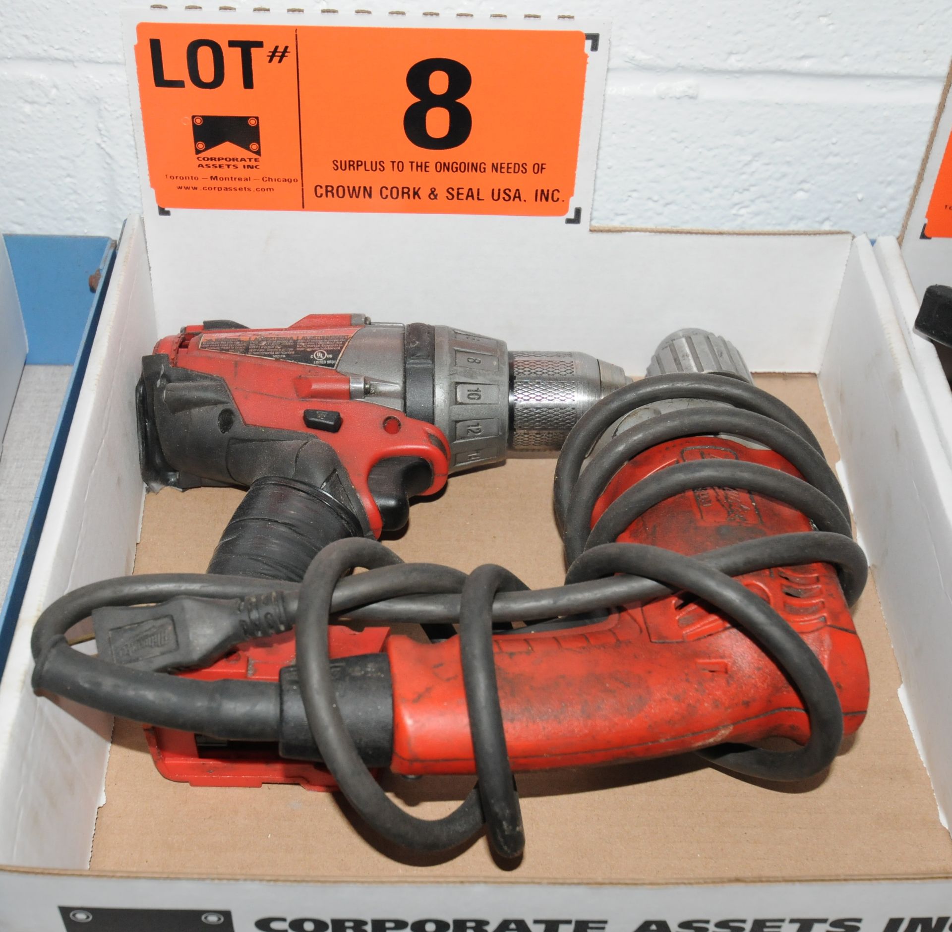 LOT/ ELECTRIC DRILLS