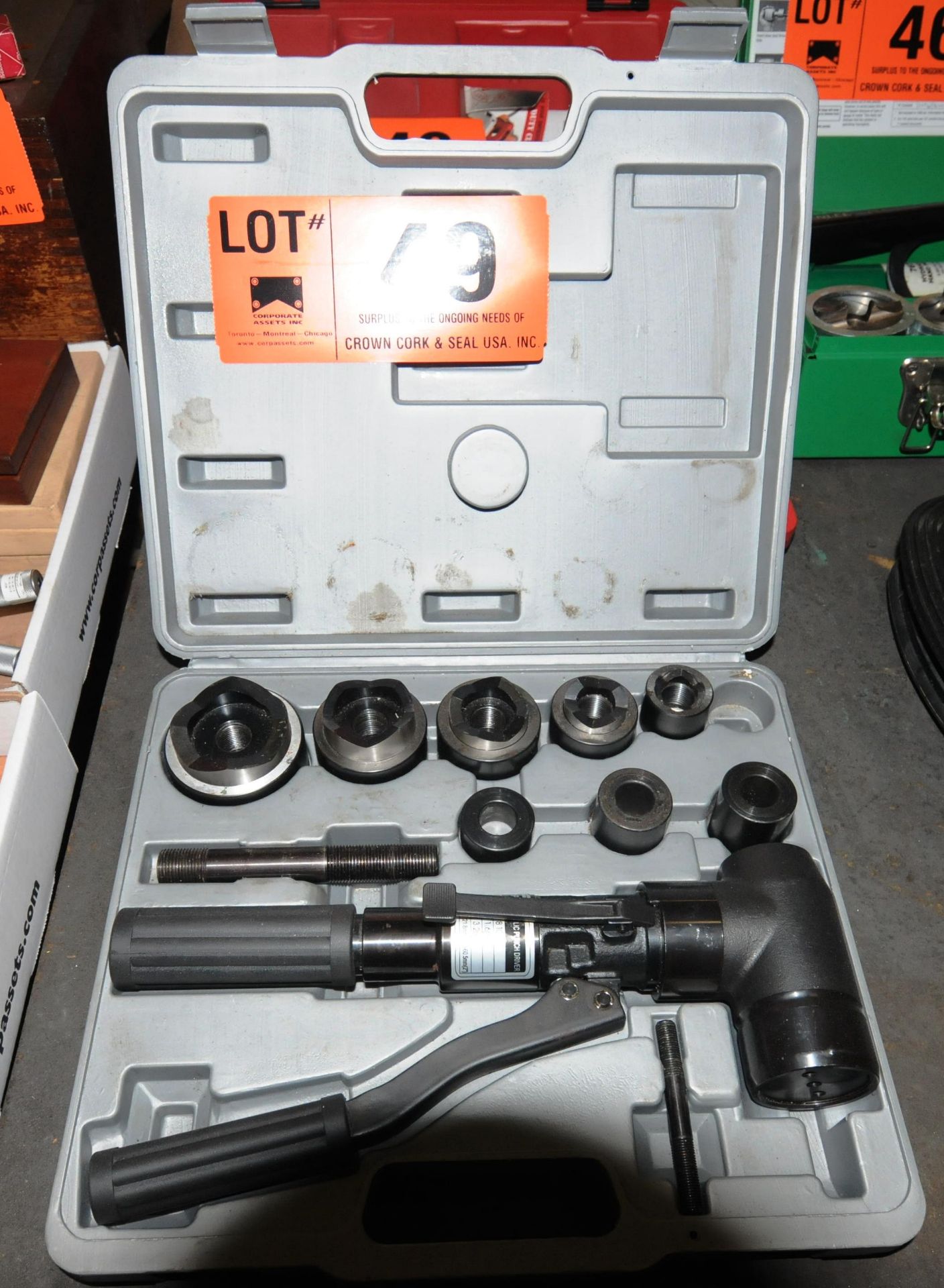 HYDRAULIC KNOCK OUT PUNCH SET