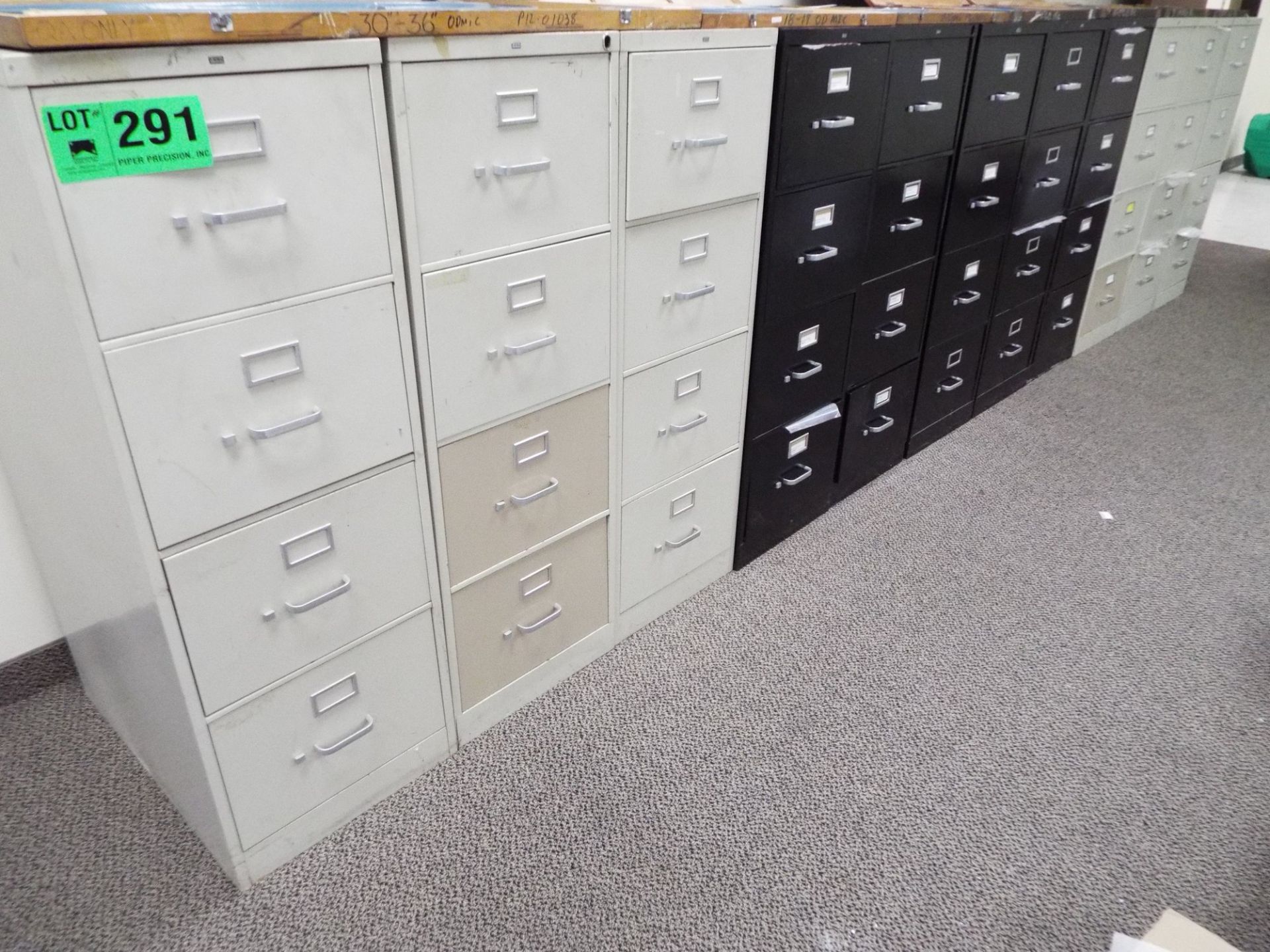 LOT/ FILE CABINETS (NO CONTENTS)