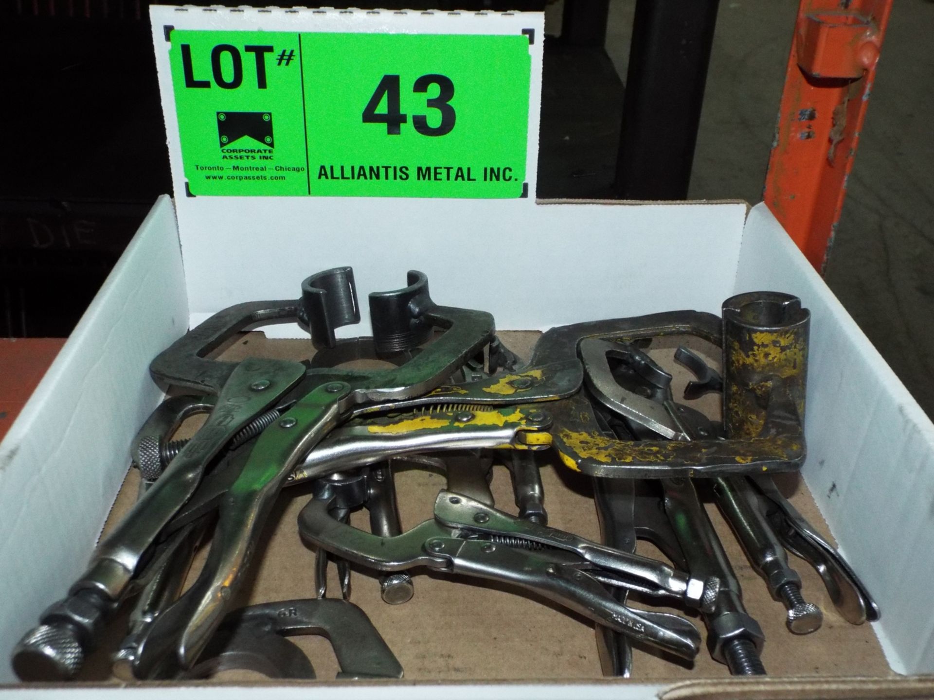 LOT/ WELDING CLAMPS