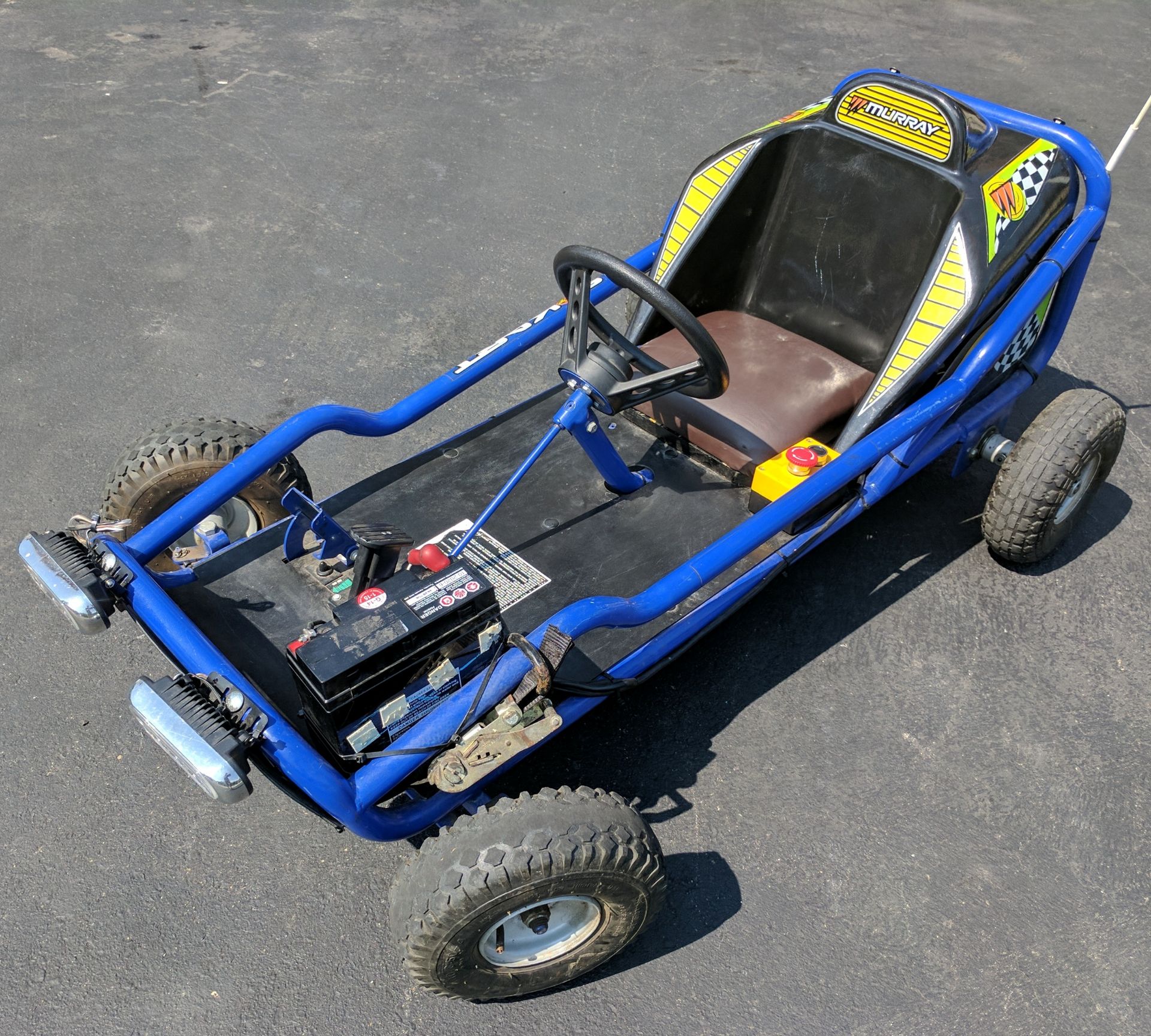 MURRAY EDGE OFF ROAD ELECTRIC KIDS GO KART WITH 36V, 500 WATT ELECTRIC MOTOR, MAX SPEED 39 KM/H,