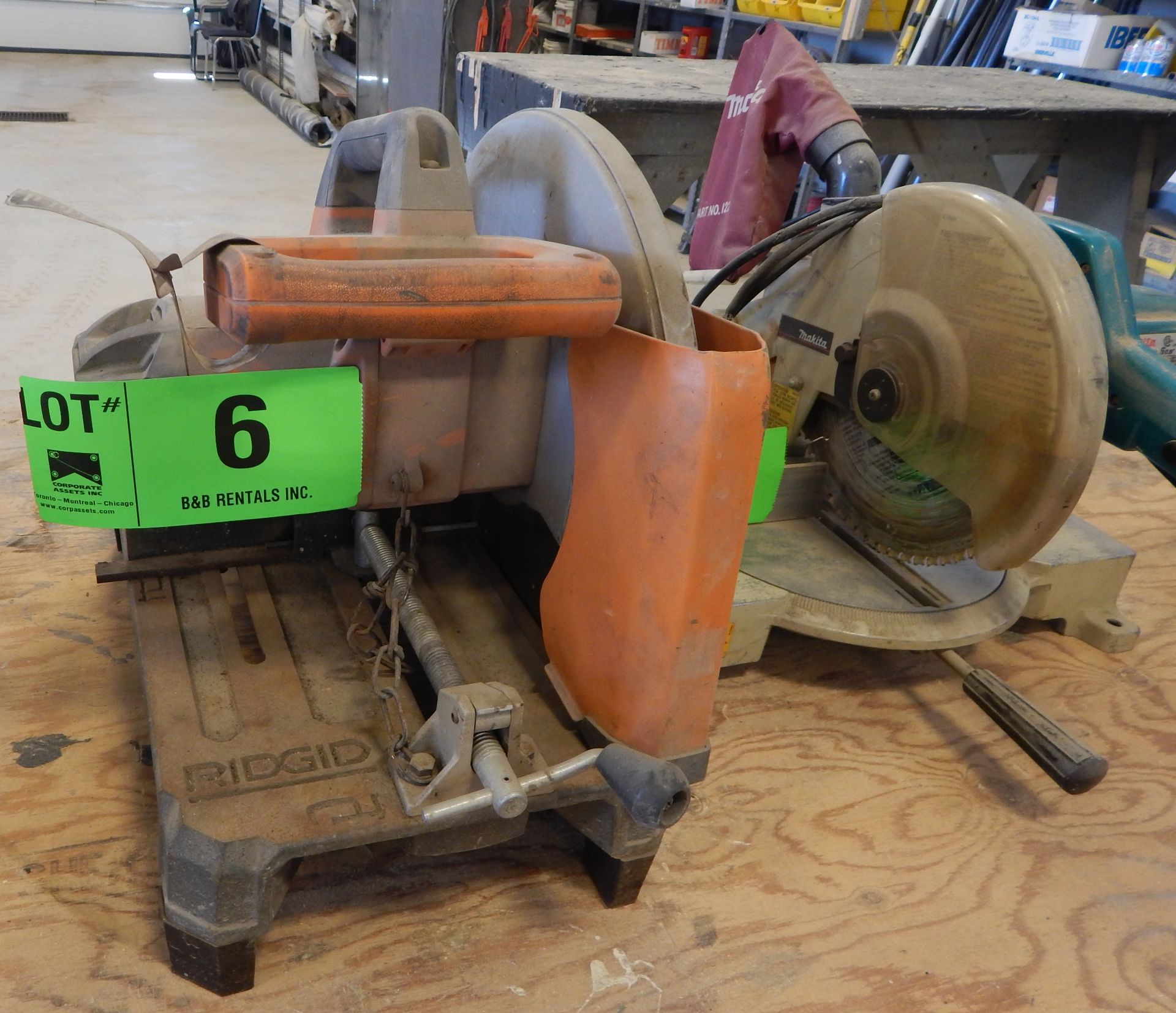 RIDGID 14" ABRASIVE CUT OFF SAW