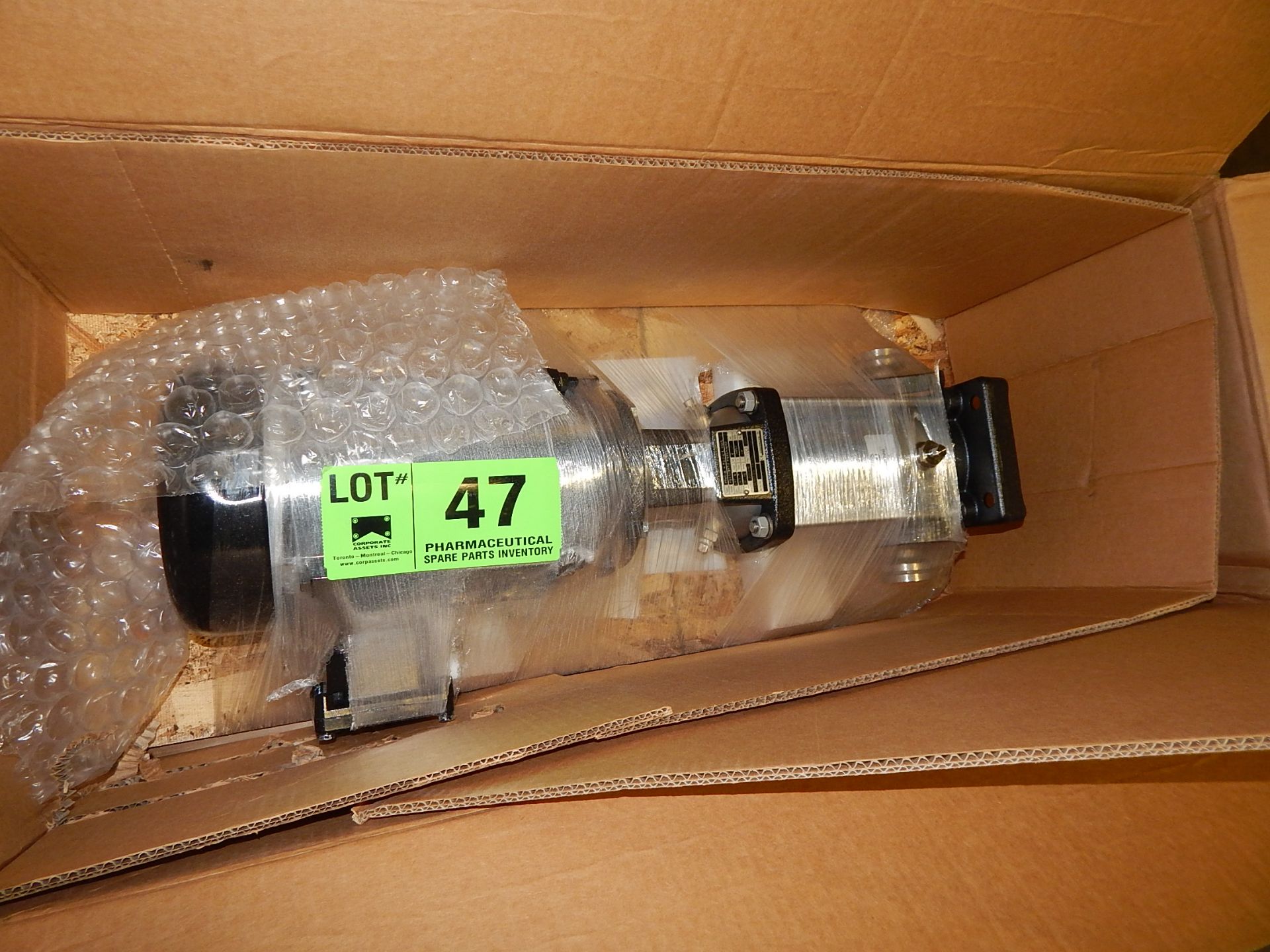 GRUNDFOS A91129473-P10940040 CENTRIFUGAL PUMP S/N: N/A