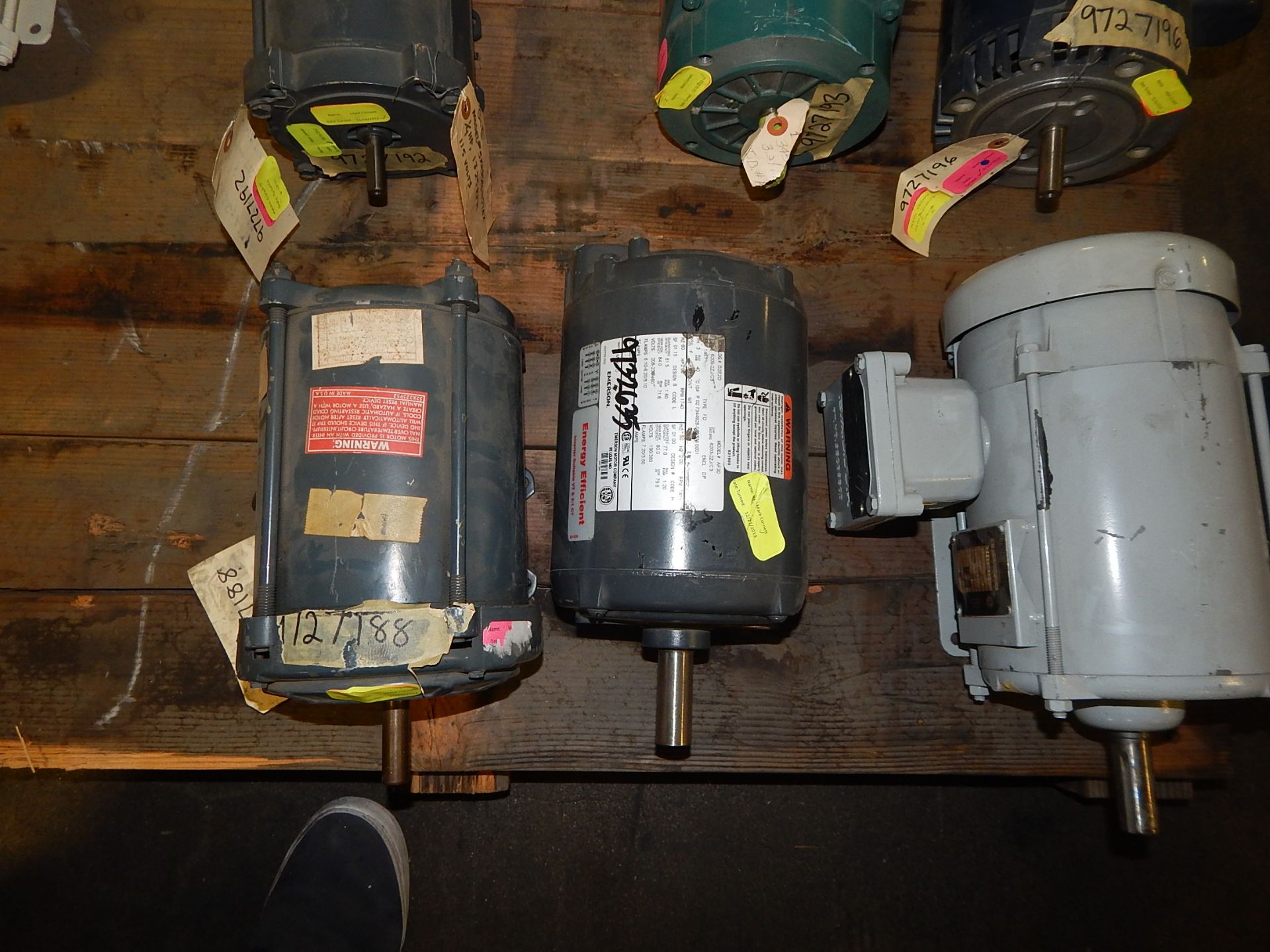 LOT/ ELECTRIC MOTORS - Image 2 of 5