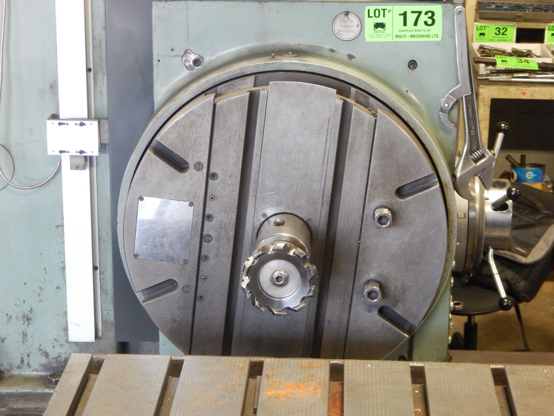 SHENYANG T6112 TABLE TYPE HORIZONTAL BORING MILL WITH 4" DIAMETER SPINDLE, 63" X 55" POWER ROTARY - Image 2 of 6