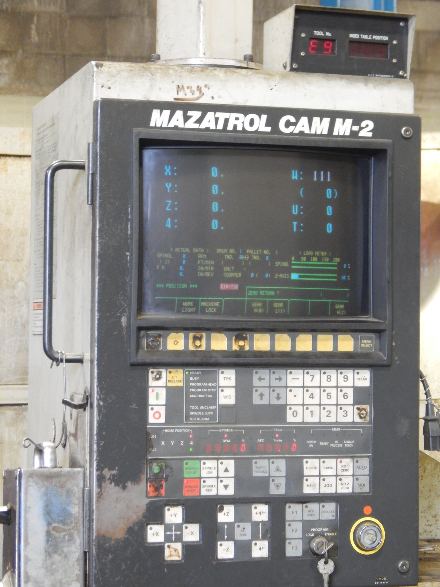 MAZAK POWER CENTER SV-25E CNC VERTICAL MACHINING CENTER WITH MAZATROL CAM M-2 CNC CONTROL, 114" X - Image 2 of 5