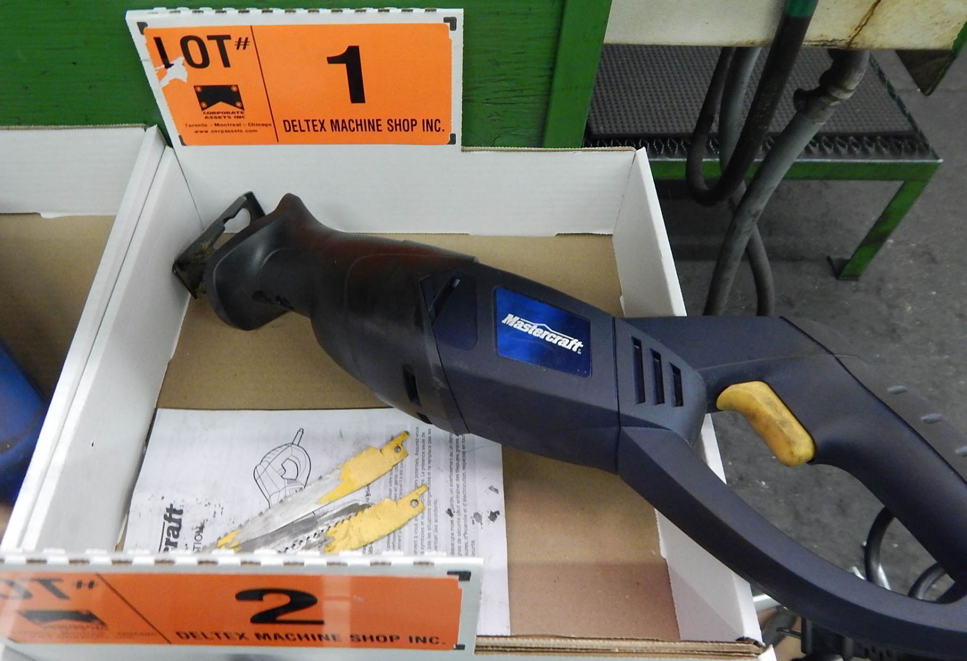 LOT/ MASTERCRAFT RECIPROCATING SAW