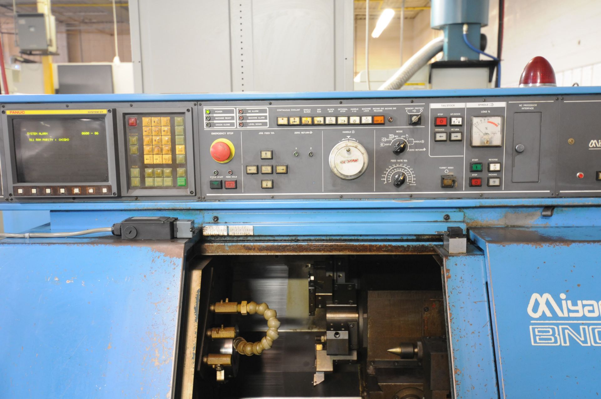 MIYANO BNC-34C, CNC TURNING CENTER WITH FANUC CNC CONTROL, PARTS CATCHER, TAILSTOCK, 7.5 HP, 5000 - Image 3 of 7