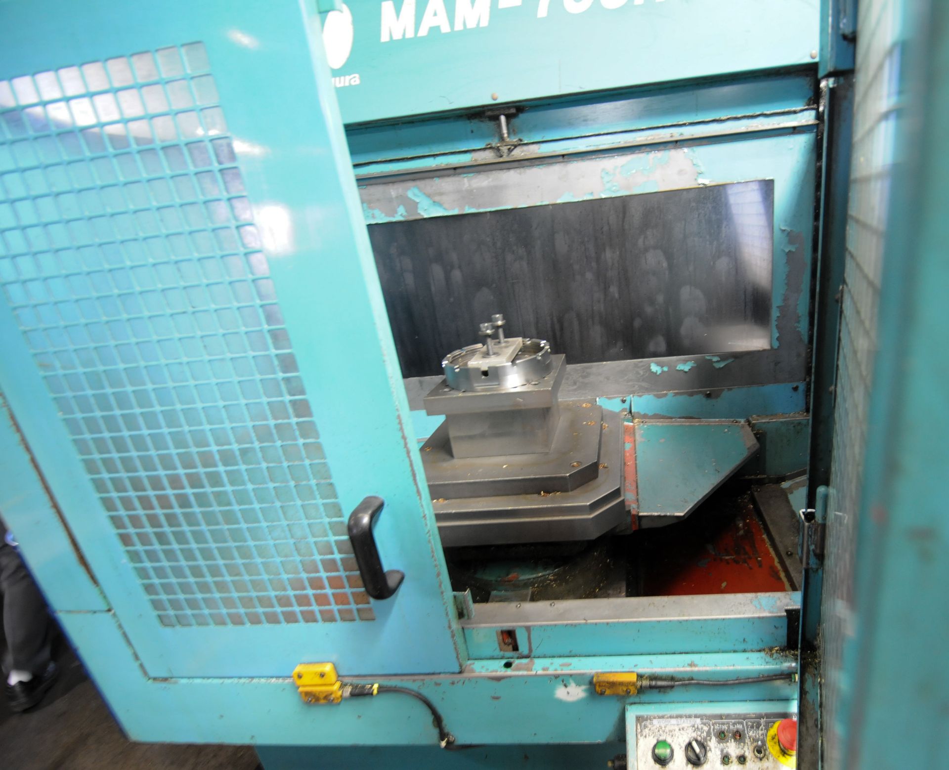 MATSUURA MAM-700HG, CNC TWIN PALLET HORIZONTAL MACHINING CENTER WITH FANUC 16I-M CNC CONTROL, 60 - Image 9 of 11